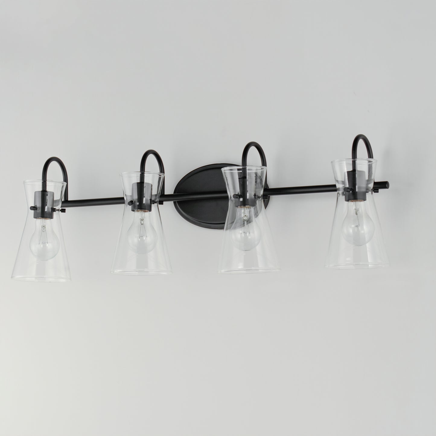 Ava 4-Light Bath Vanity Black by Maxim Lighting