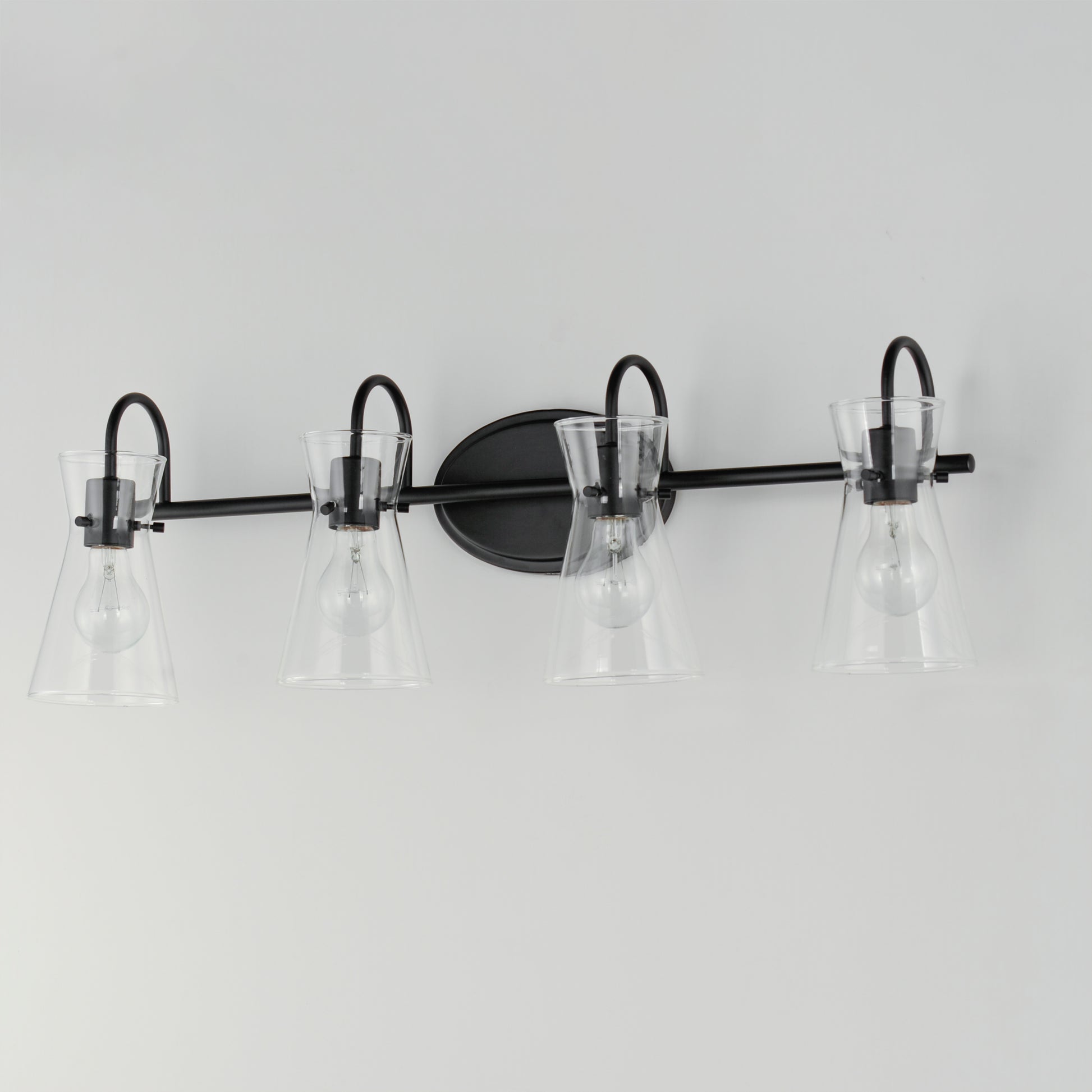 Ava 4-Light Bath Vanity Black by Maxim Lighting
