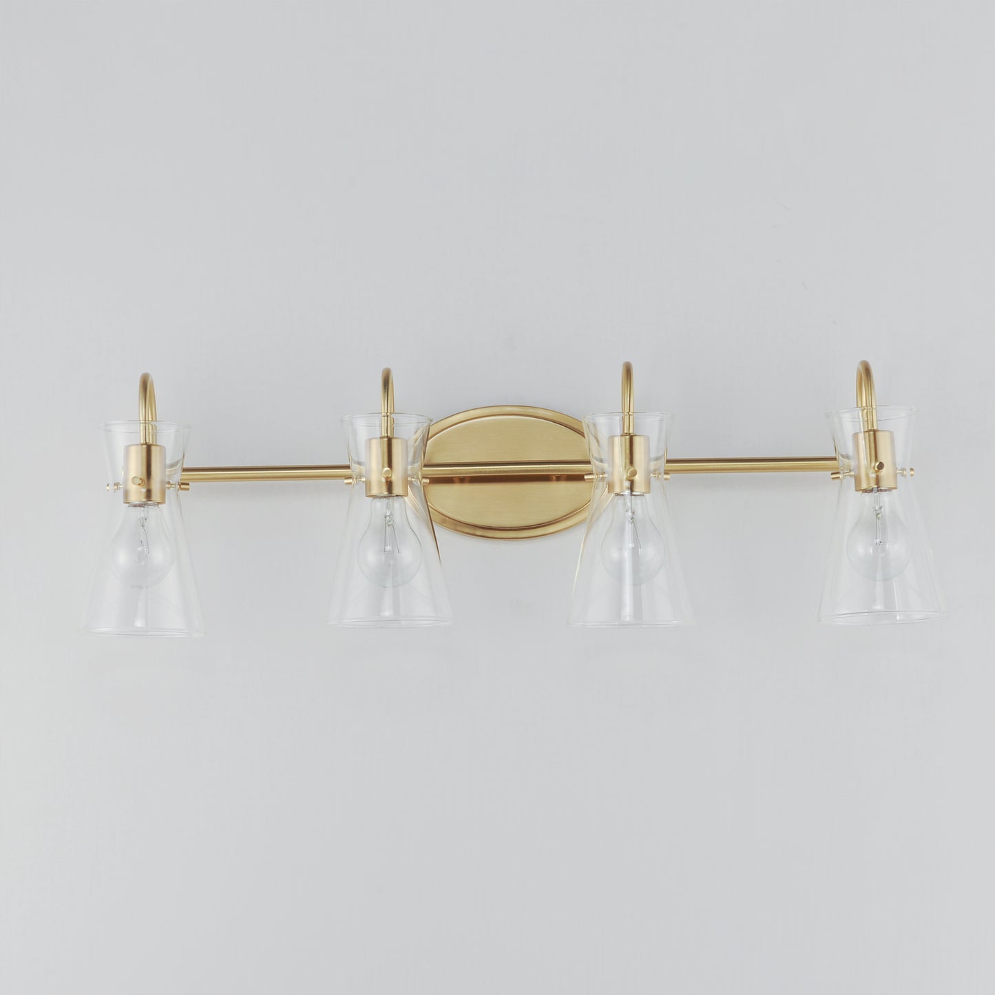 Ava 4-Light Bath Vanity Natural Aged Brass by Maxim Lighting