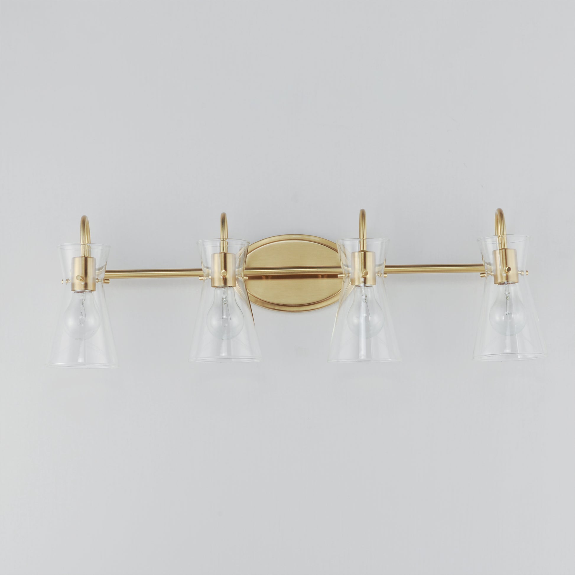 Ava 4-Light Bath Vanity Natural Aged Brass by Maxim Lighting