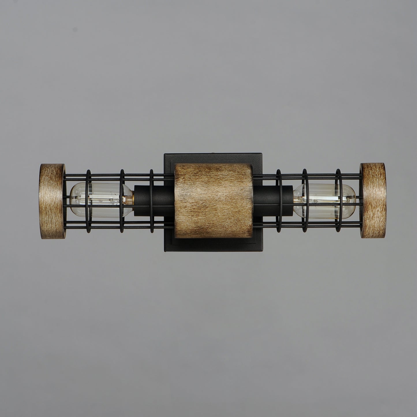 Homestead 18" 2-Light Wall Sconce Driftwood/Black by Maxim Lighting