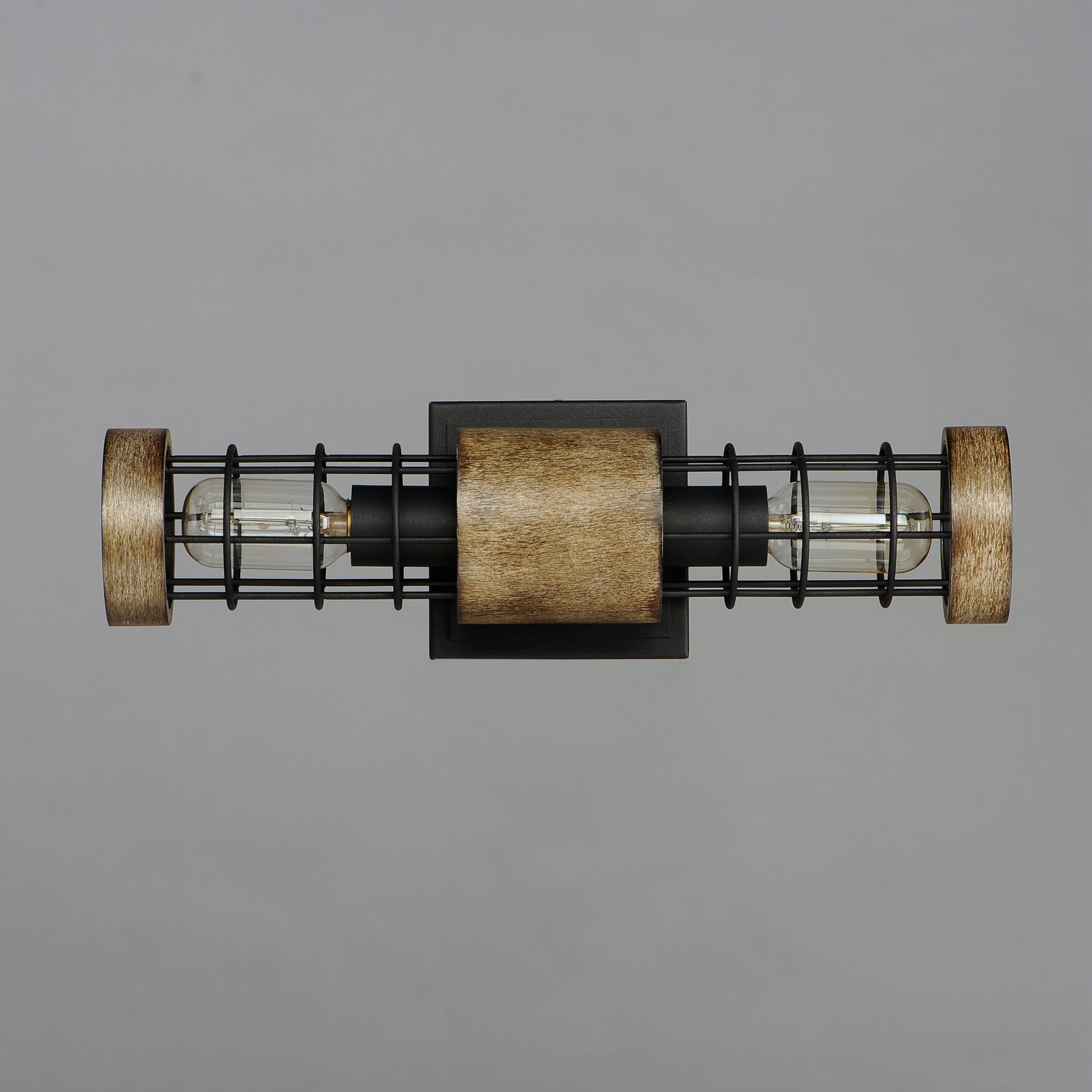 Homestead 18" 2-Light Wall Sconce Driftwood/Black by Maxim Lighting