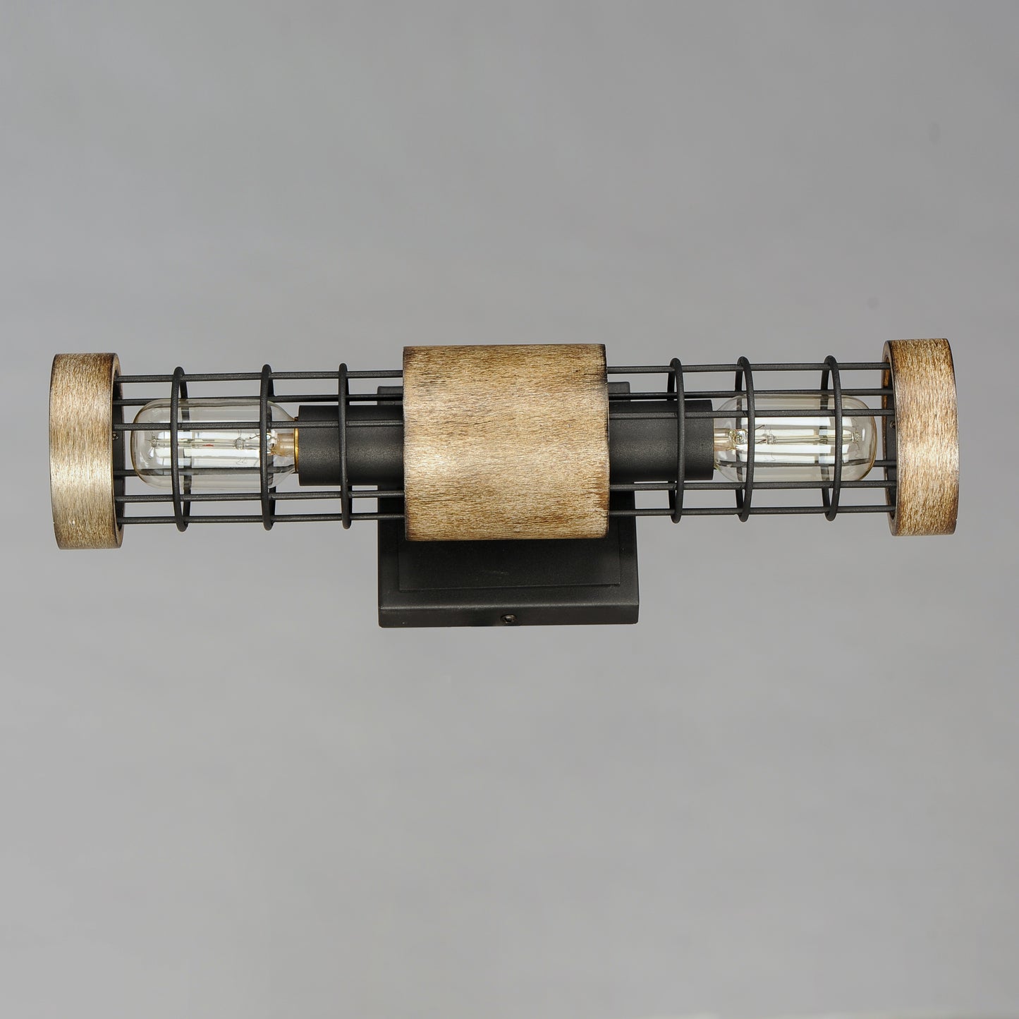 Homestead 18" 2-Light Wall Sconce Driftwood/Black by Maxim Lighting