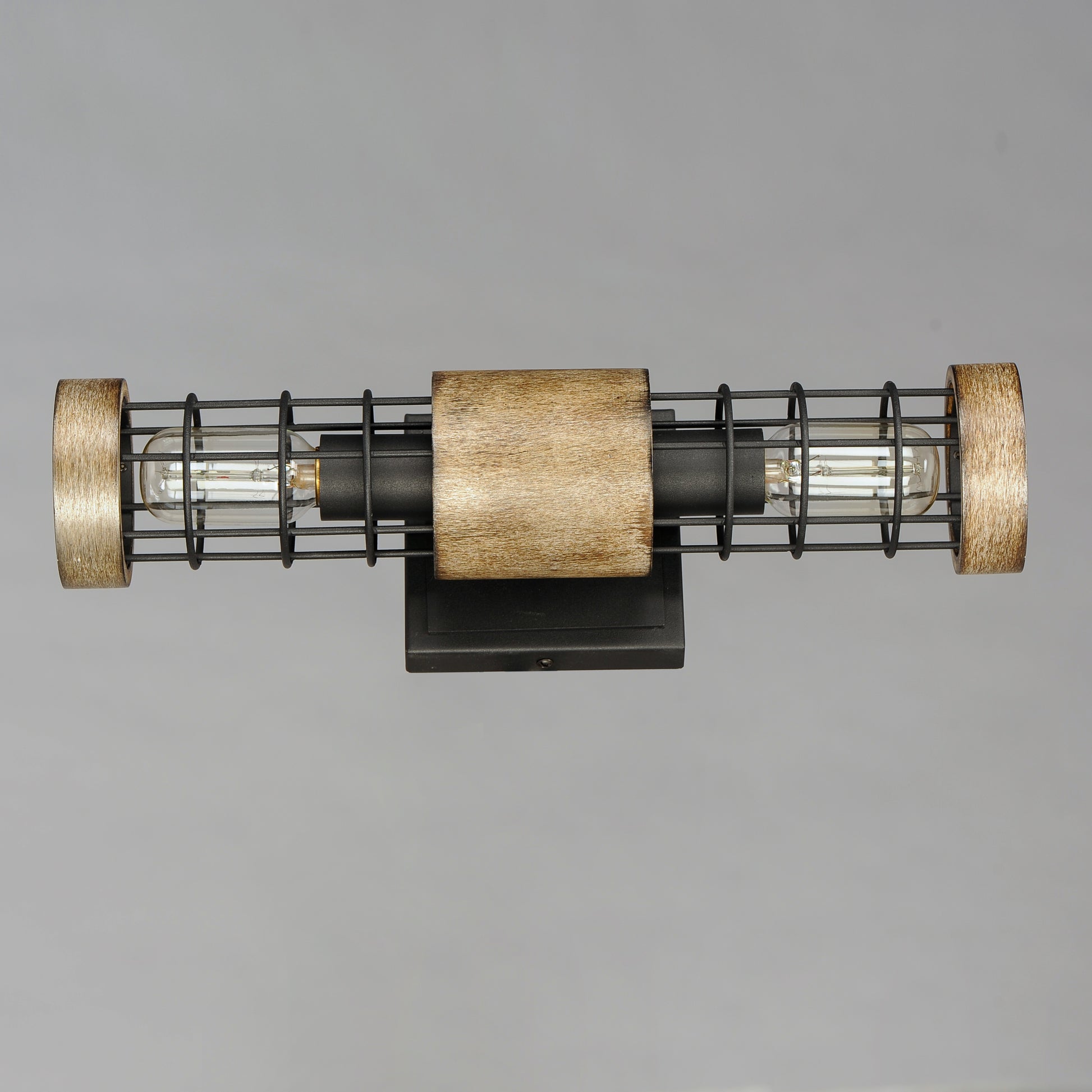 Homestead 18" 2-Light Wall Sconce Driftwood/Black by Maxim Lighting
