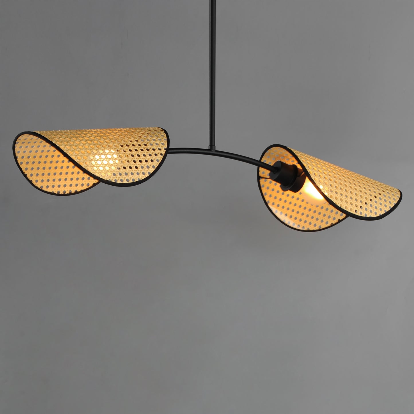 Bonnet 2-Light Chandelier Black by Maxim Lighting