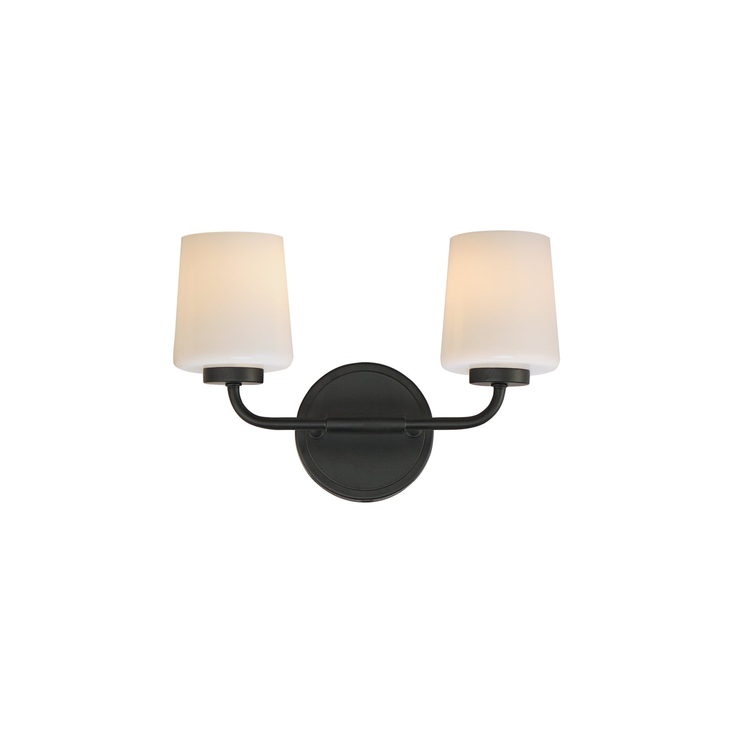 Durham 2-Light Sconce Black by Maxim Lighting