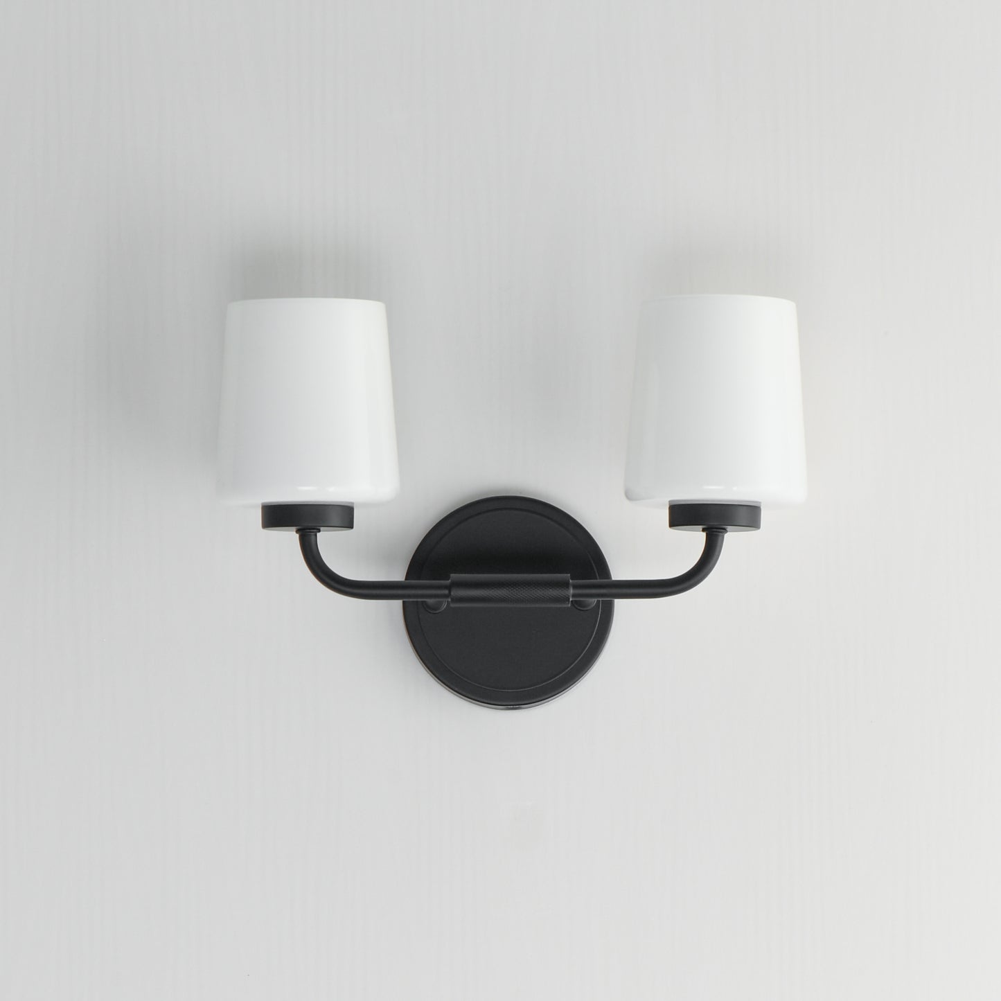 Durham 2-Light Sconce Black by Maxim Lighting