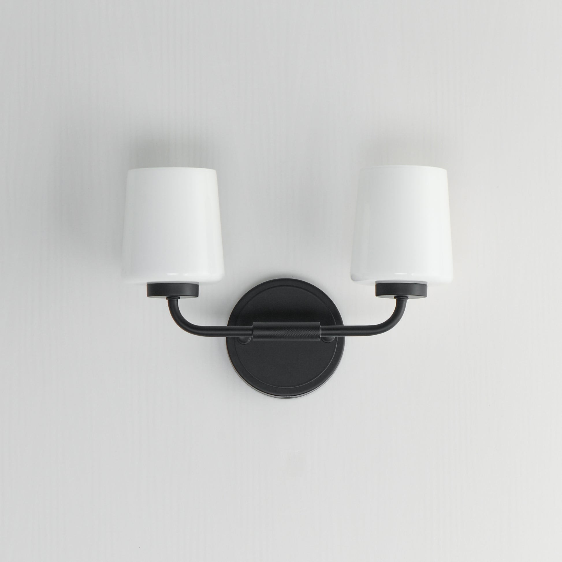Durham 2-Light Sconce Black by Maxim Lighting