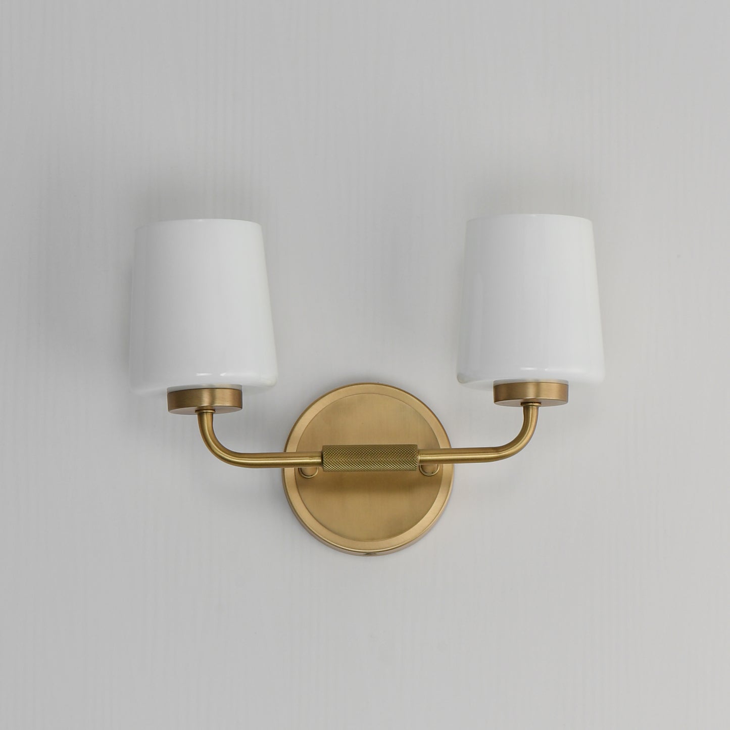 Durham 2-Light Sconce Natural Aged Brass by Maxim Lighting