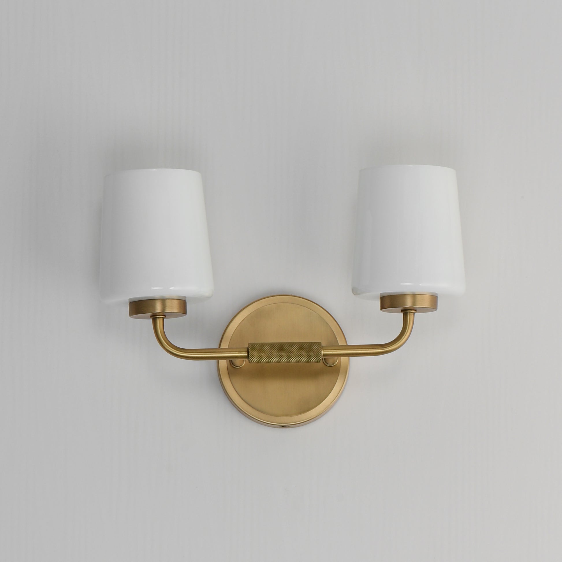 Durham 2-Light Sconce Natural Aged Brass by Maxim Lighting