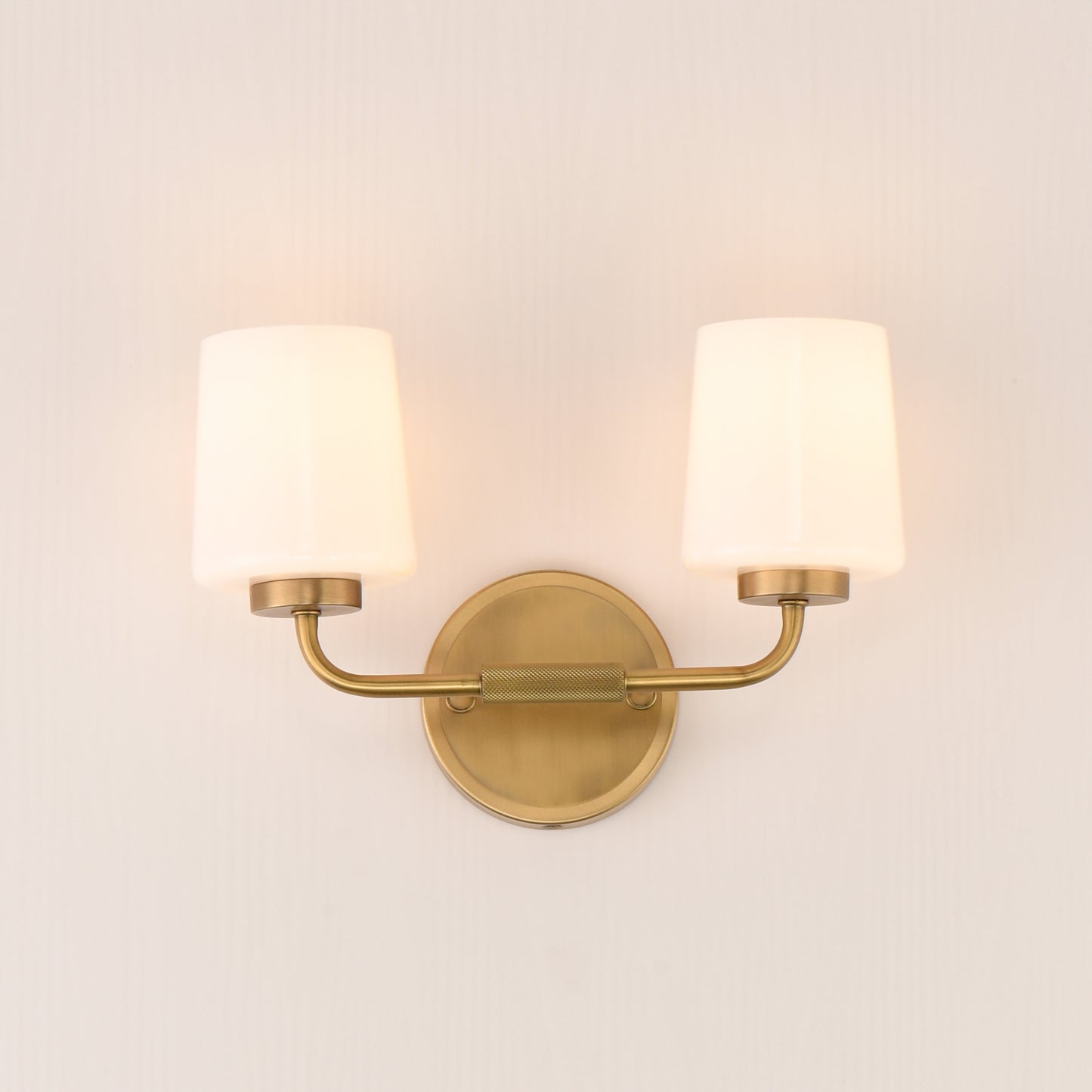 Durham 2-Light Sconce Natural Aged Brass by Maxim Lighting