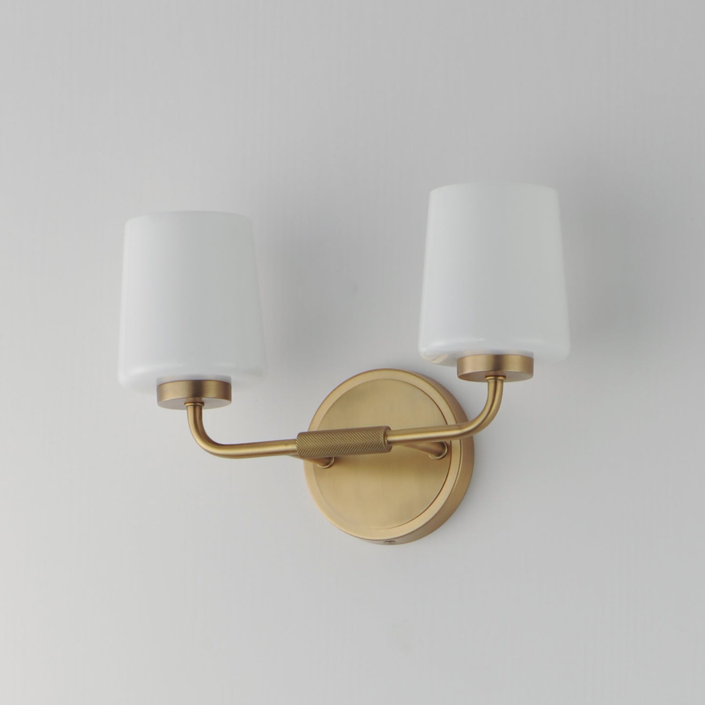 Durham 2-Light Sconce Natural Aged Brass by Maxim Lighting