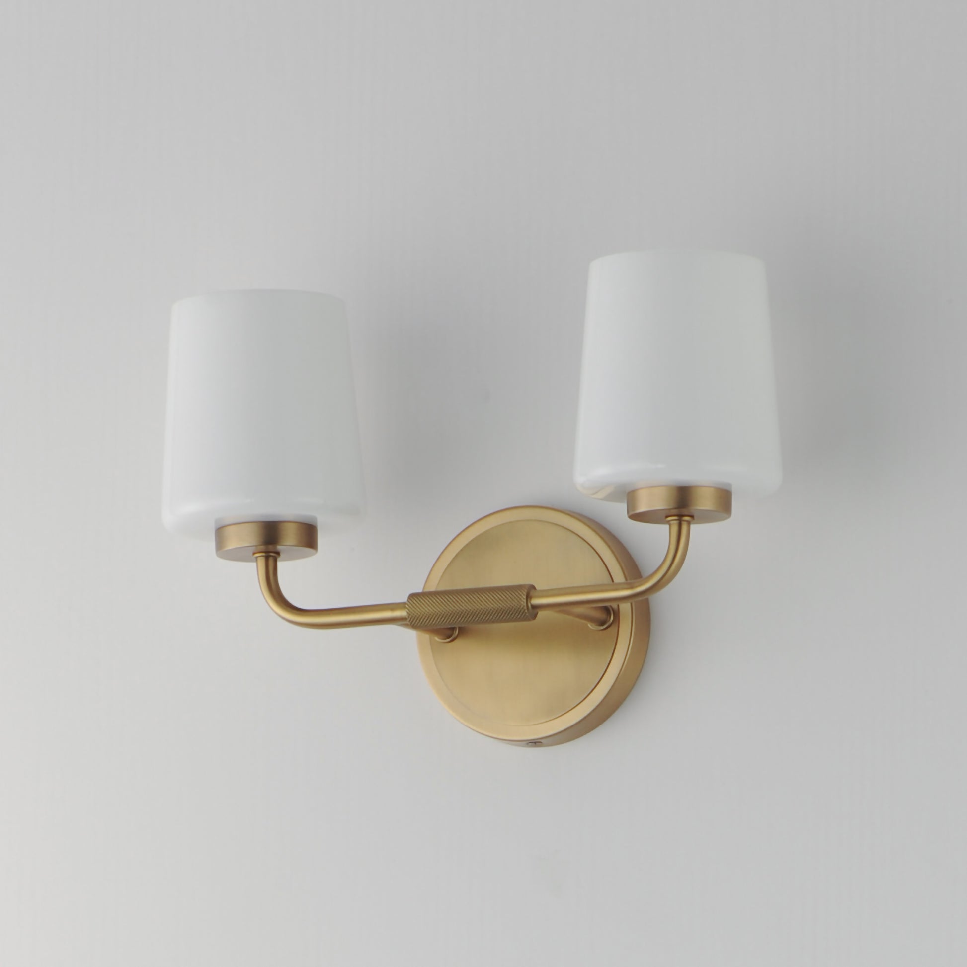 Durham 2-Light Sconce Natural Aged Brass by Maxim Lighting