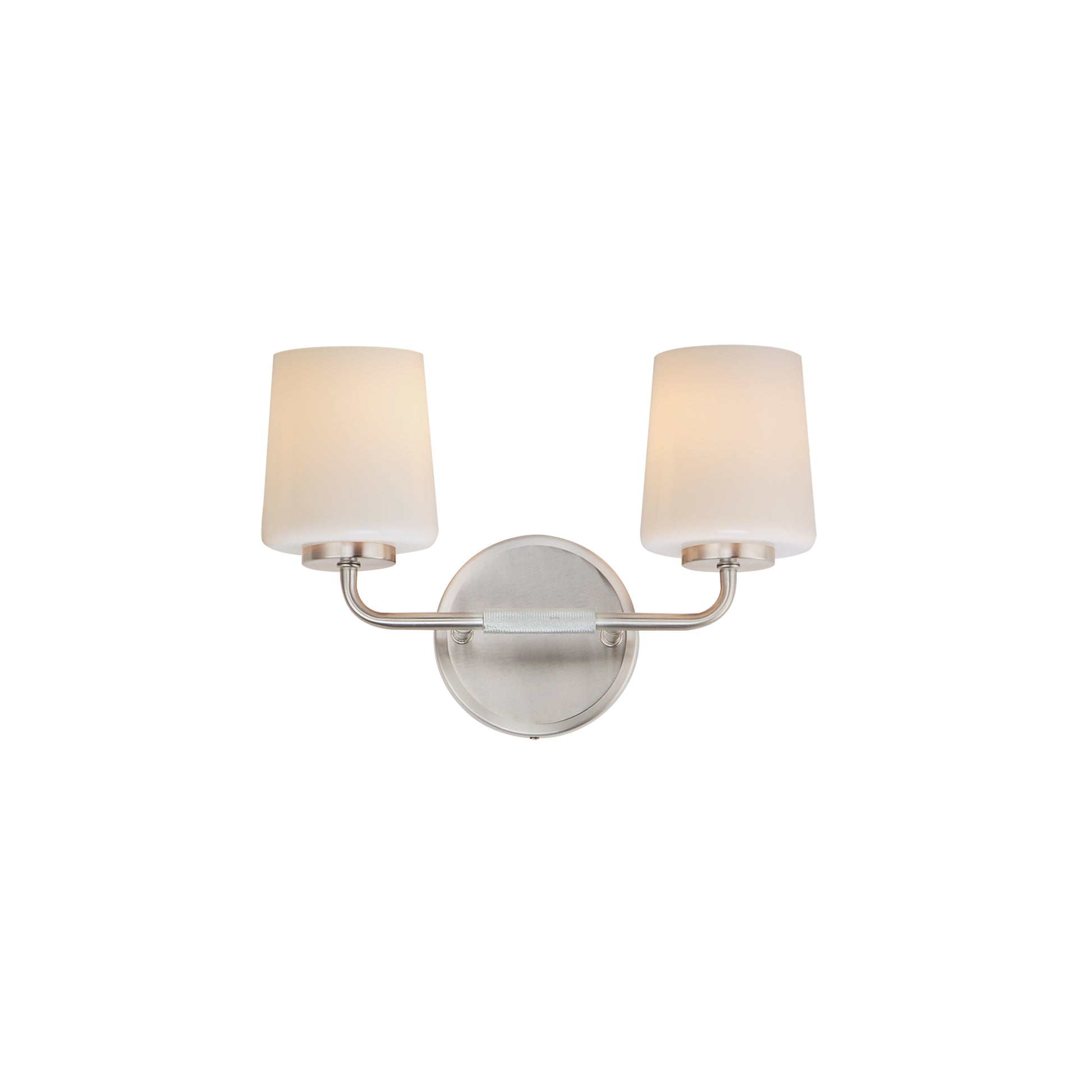 Durham 2-Light Bath Vanity Satin Nickel by Maxim Lighting