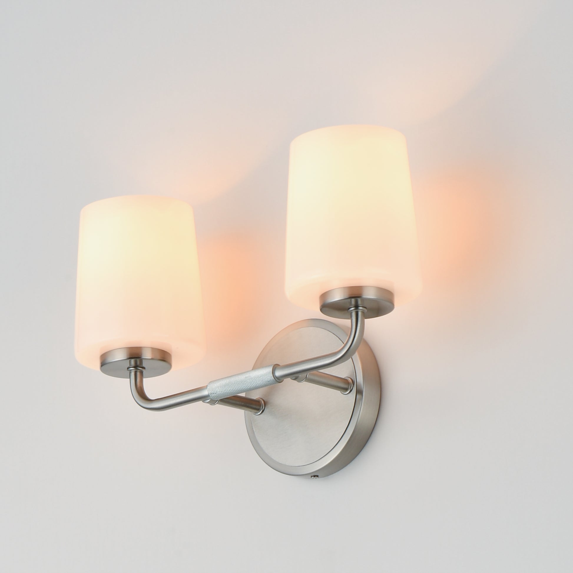 Durham 2-Light Bath Vanity Satin Nickel by Maxim Lighting