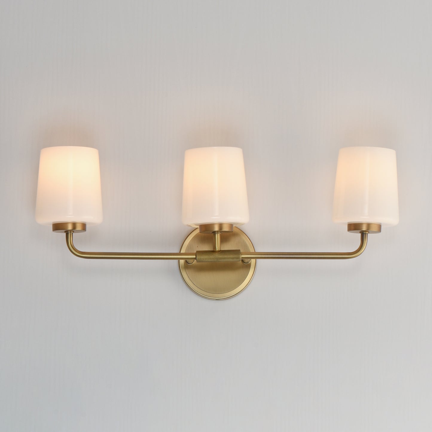 Durham 3-Light Bath Vanity Natural Aged Brass by Maxim Lighting