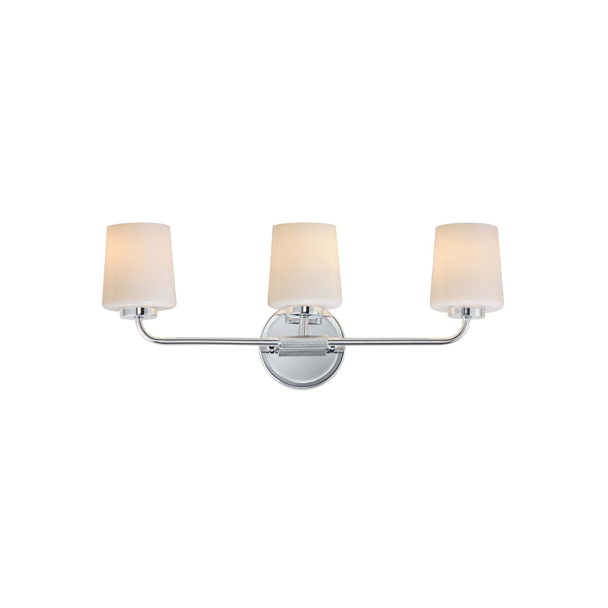 Durham 3-Light Bath Vanity Polished Chrome by Maxim Lighting
