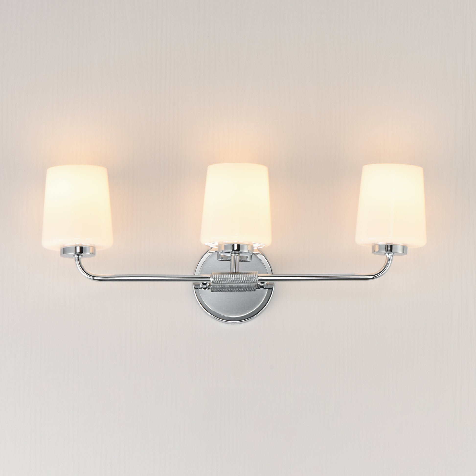 Durham 3-Light Bath Vanity Polished Chrome by Maxim Lighting