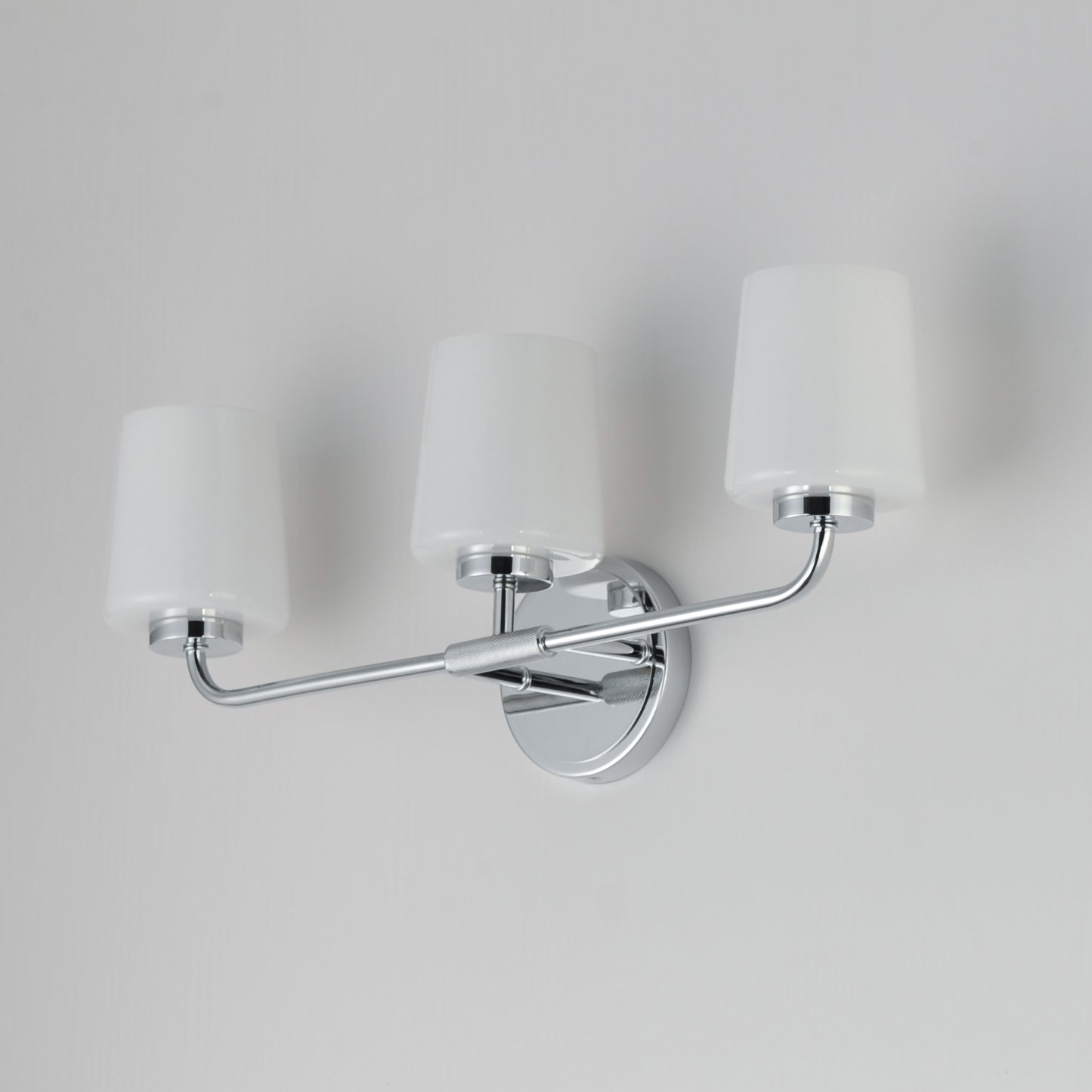 Durham 3-Light Bath Vanity Polished Chrome by Maxim Lighting