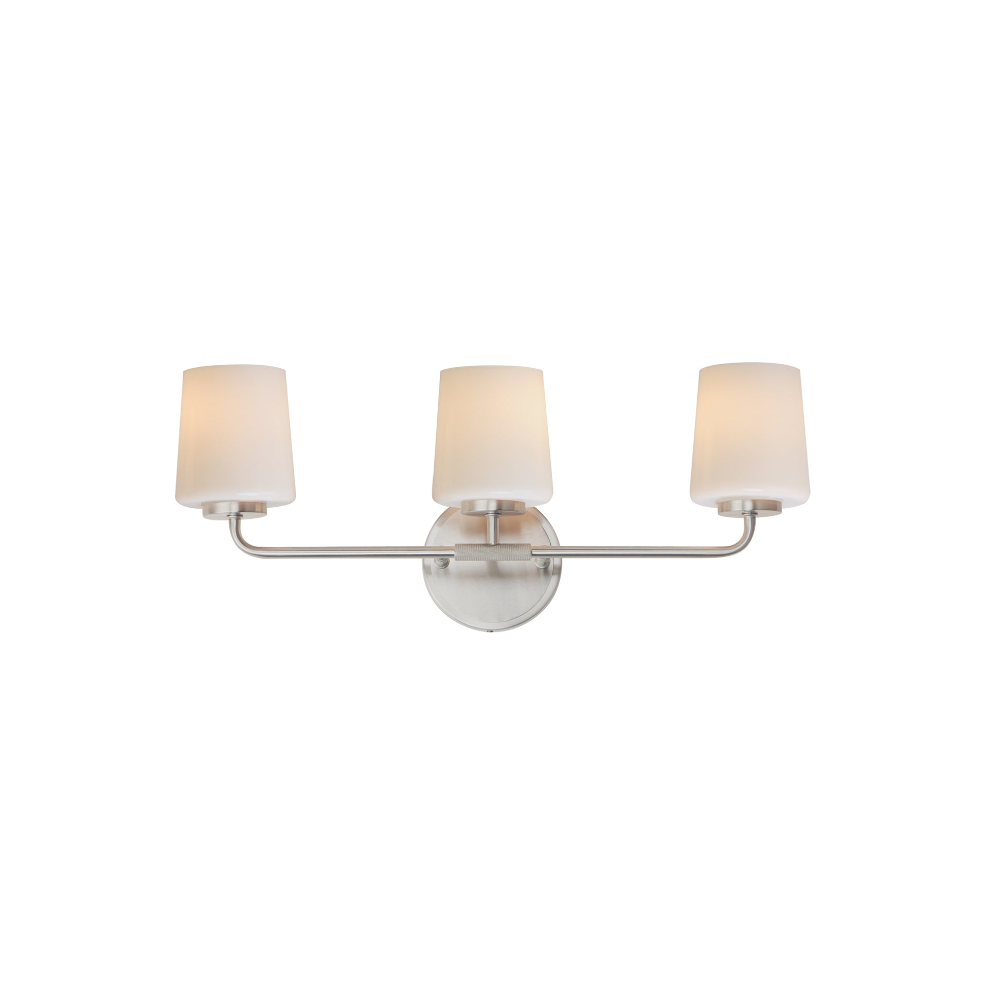Durham 3-Light Bath Vanity Satin Nickel by Maxim Lighting
