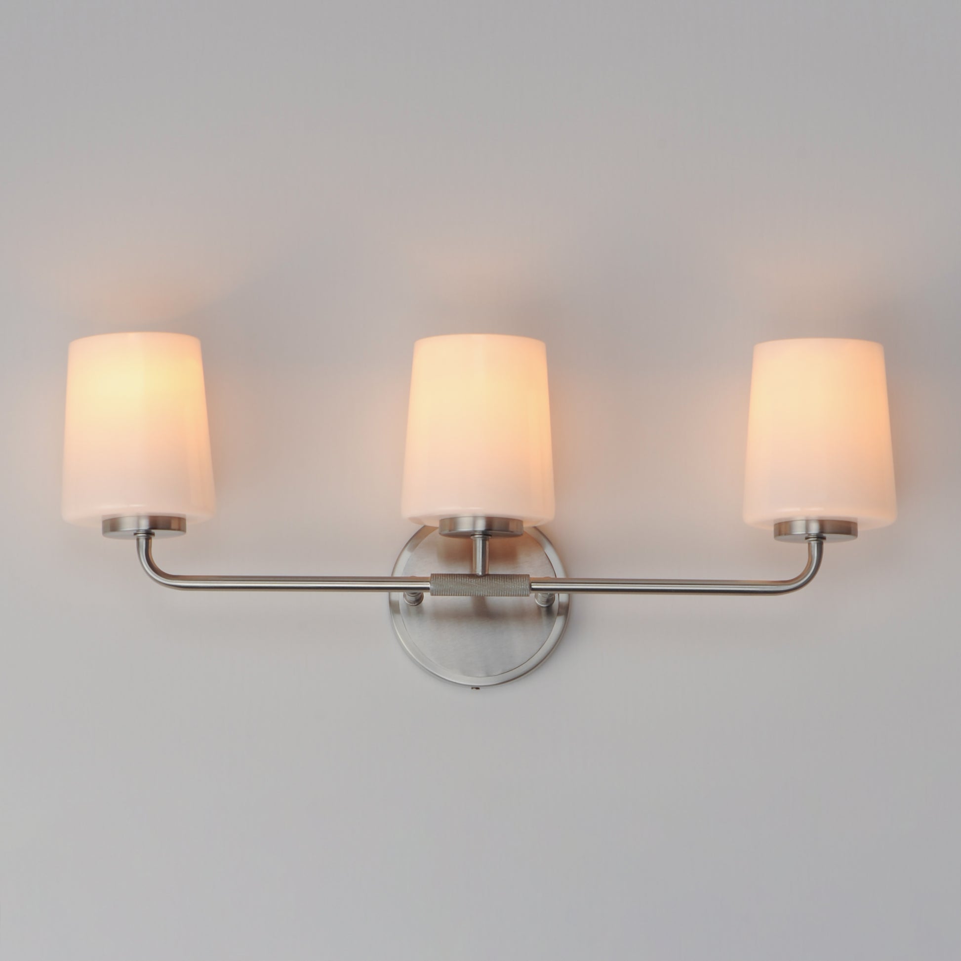 Durham 3-Light Bath Vanity Satin Nickel by Maxim Lighting