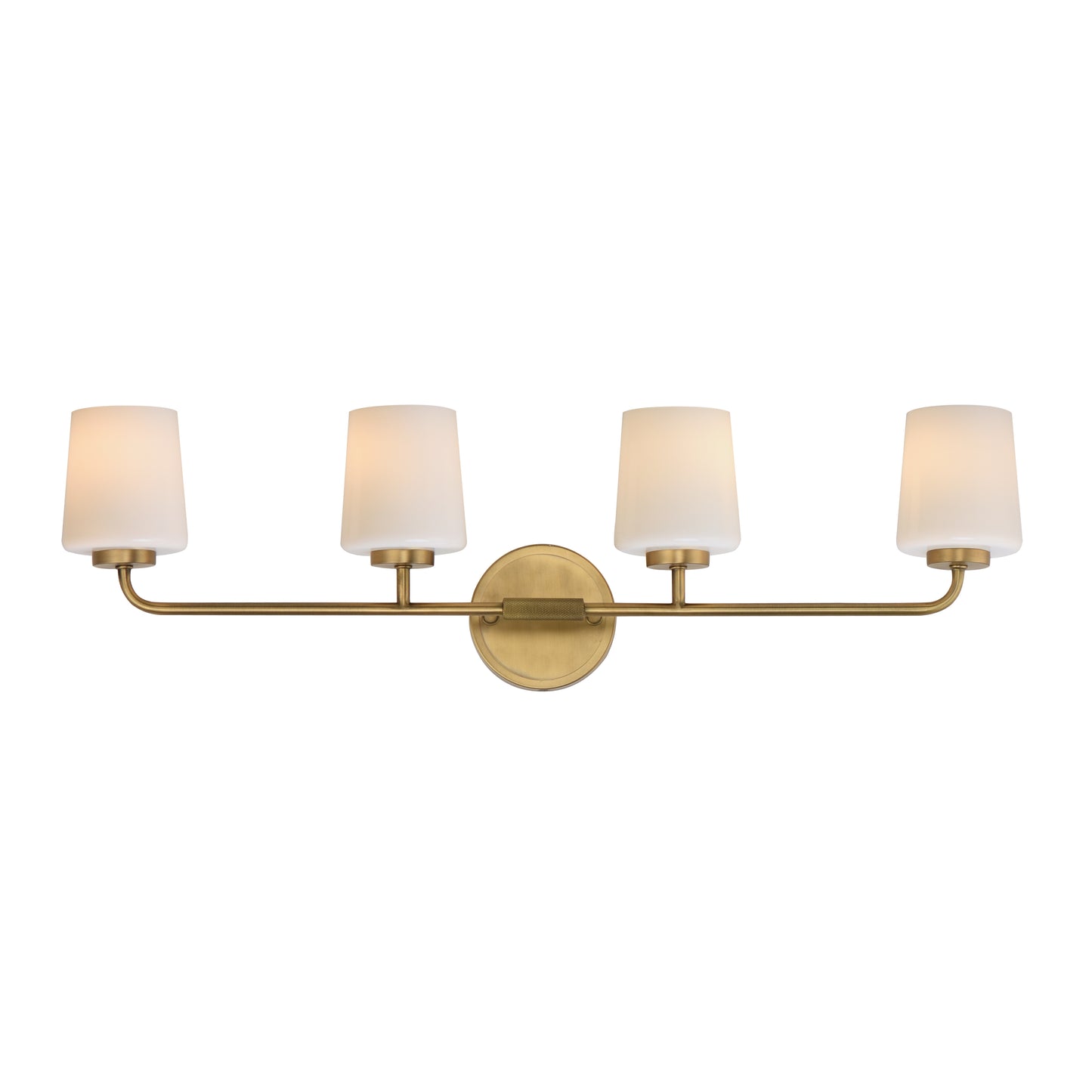 Durham 4-Light Bath Vanity Natural Aged Brass by Maxim Lighting
