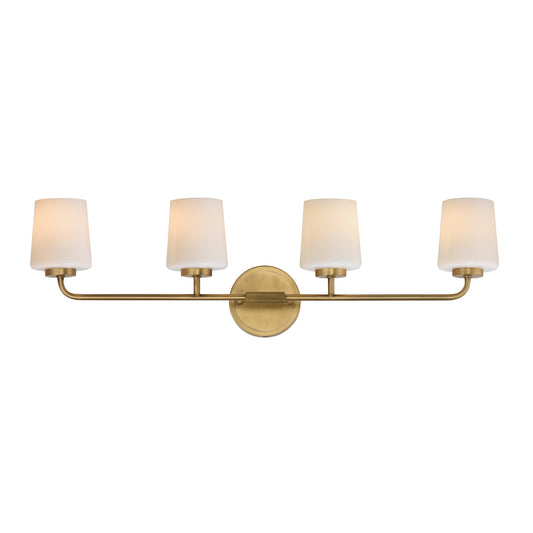 Durham 4-Light Bath Vanity Natural Aged Brass by Maxim Lighting