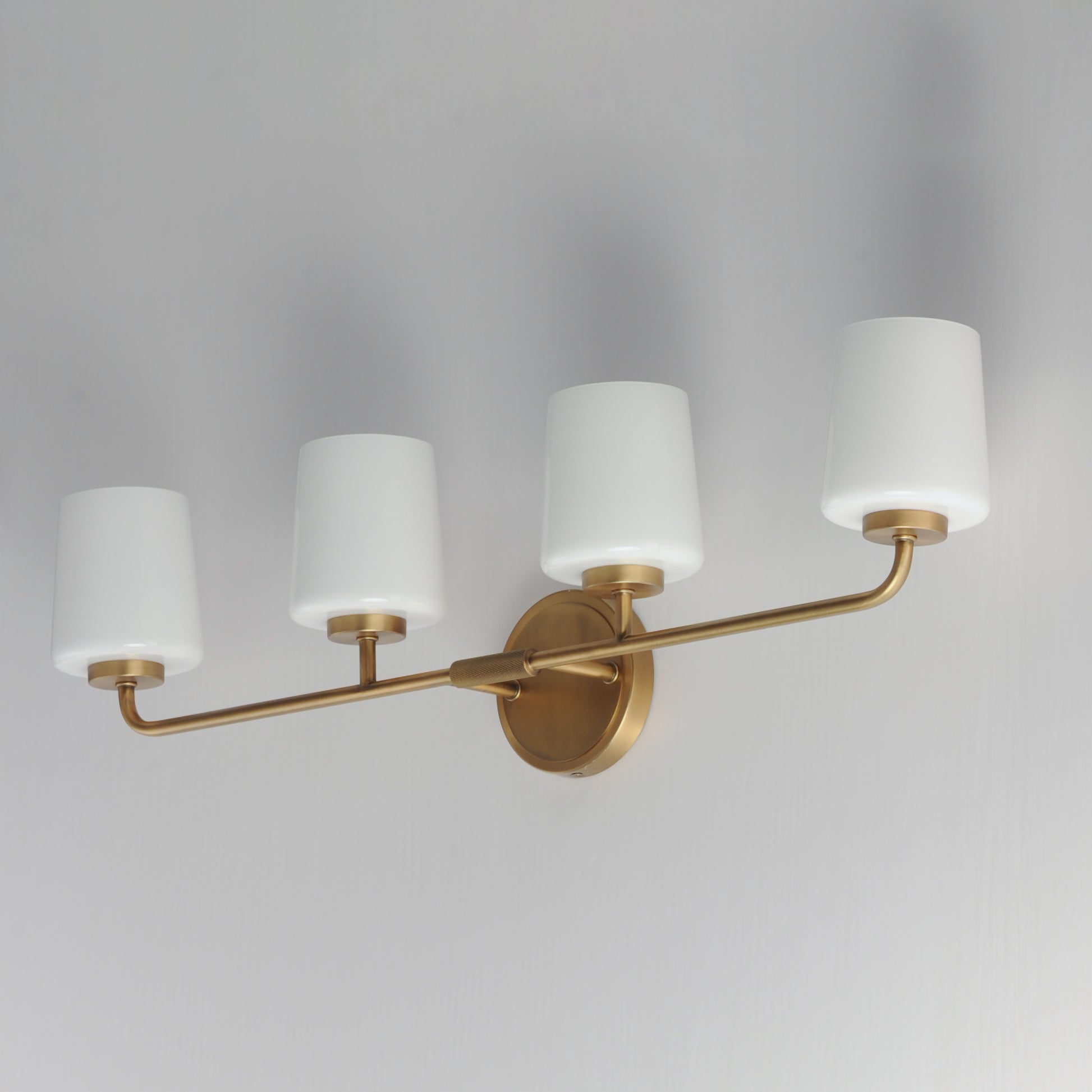 Durham 4-Light Bath Vanity Natural Aged Brass by Maxim Lighting