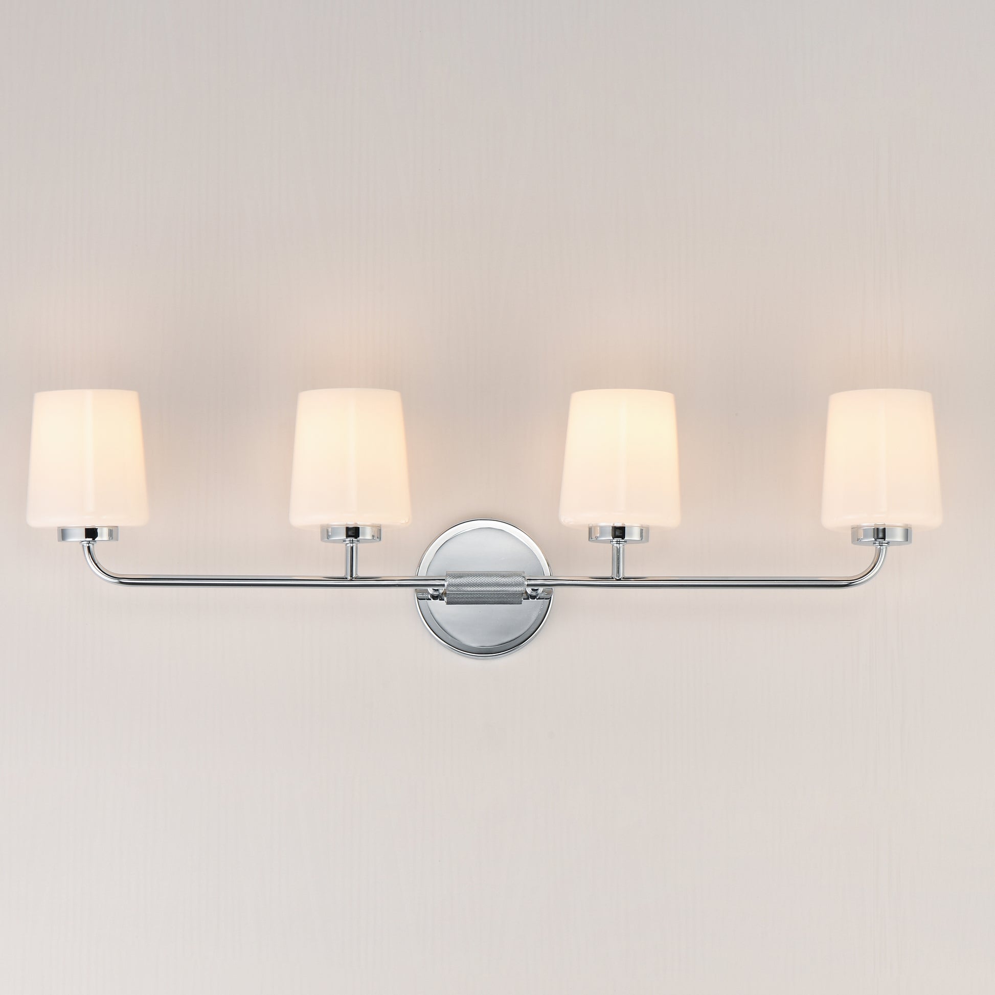 Durham 4-Light Bath Vanity Polished Chrome by Maxim Lighting