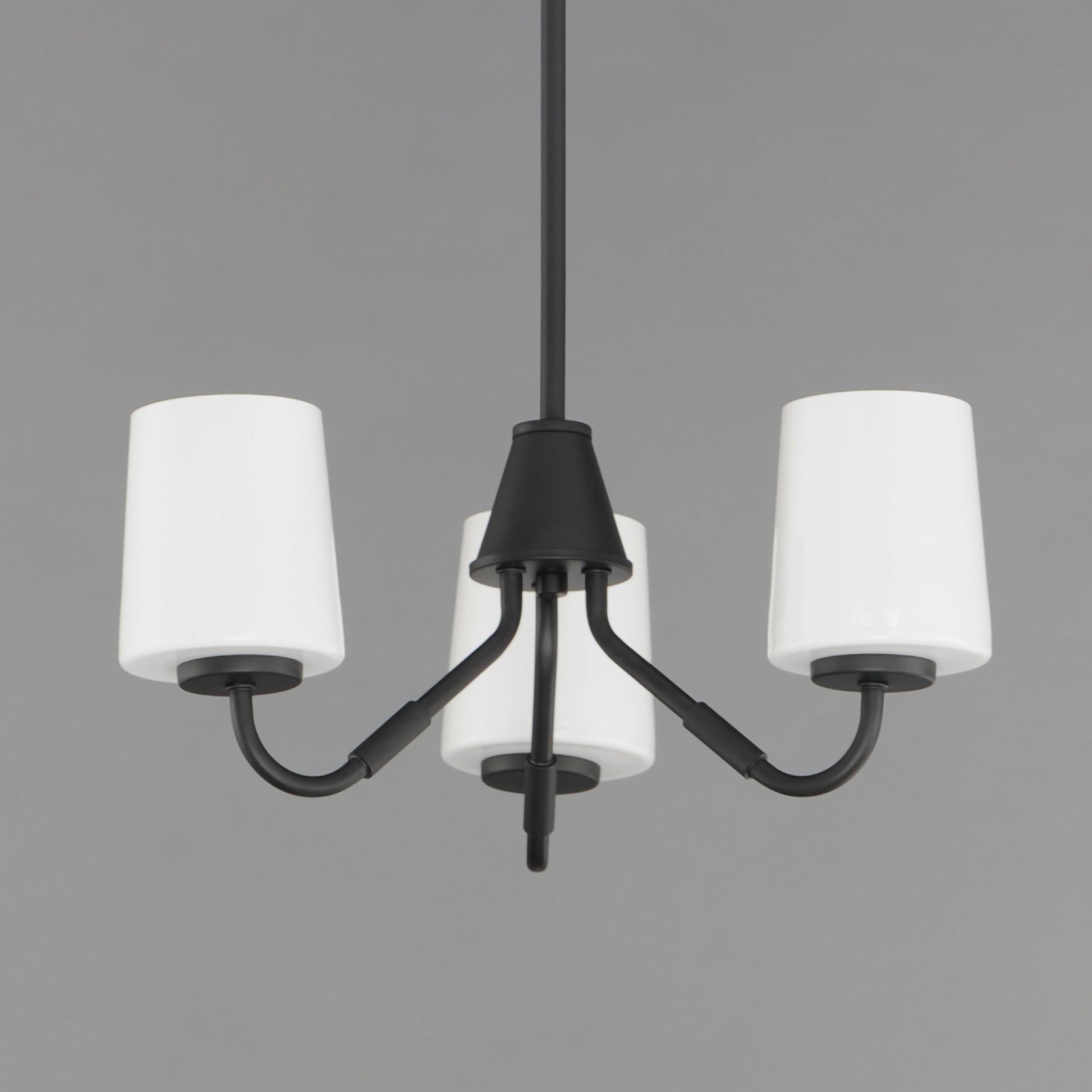 Durham 3-Light Chandelier Black by Maxim Lighting