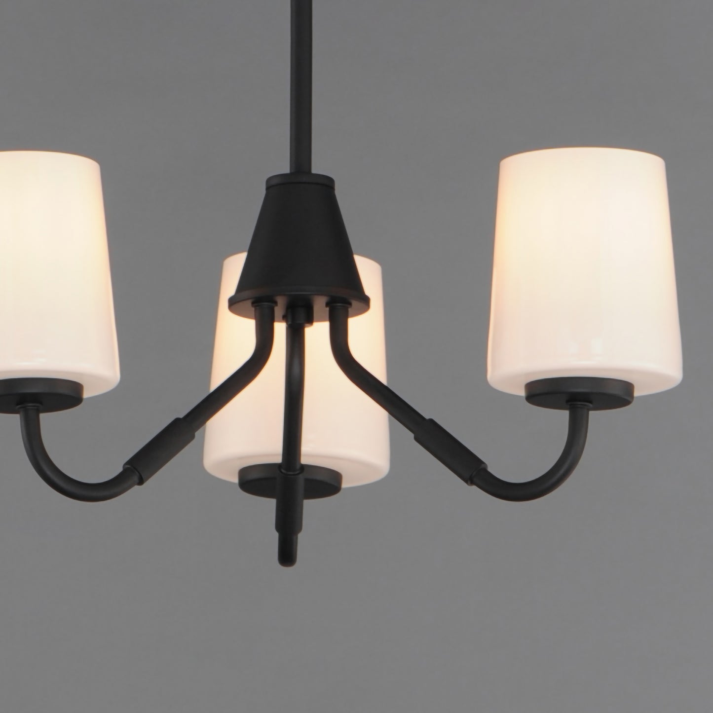 Durham 3-Light Chandelier Black by Maxim Lighting