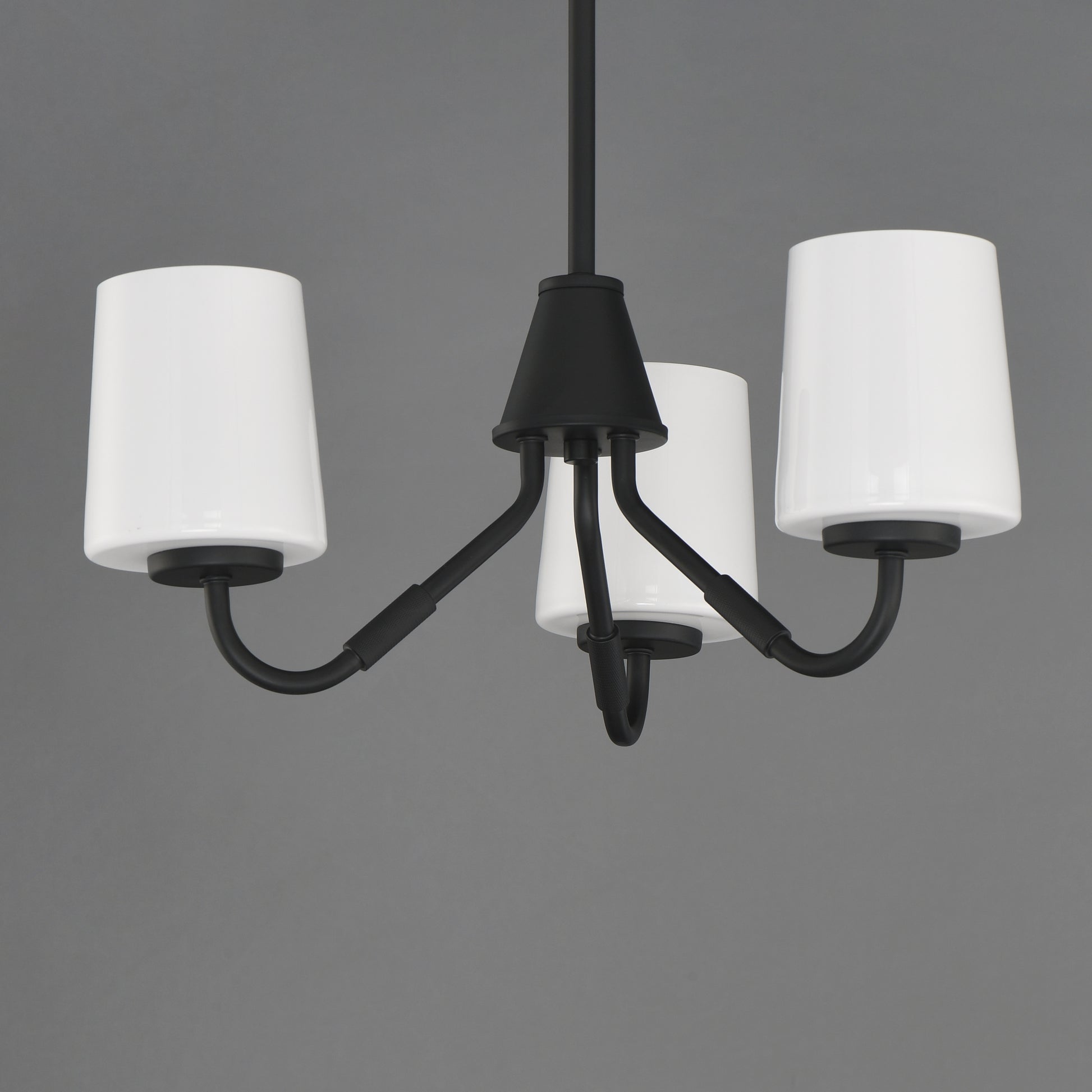 Durham 3-Light Chandelier Black by Maxim Lighting