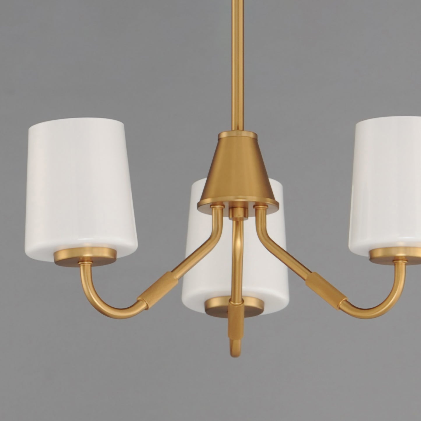 Durham 3-Light Chandelier Natural Aged Brass by Maxim Lighting