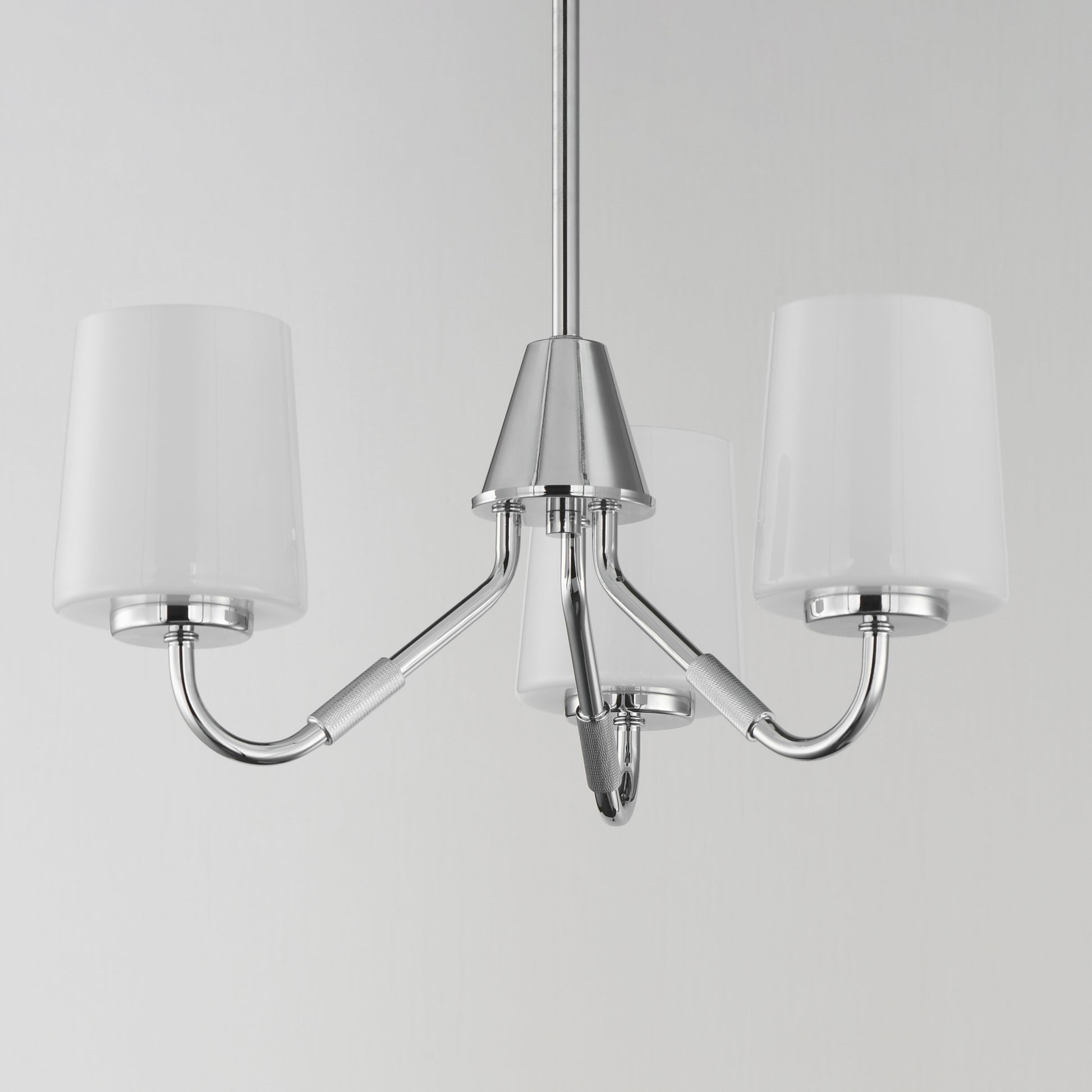 Durham 3-Light Chandelier Polished Chrome by Maxim Lighting