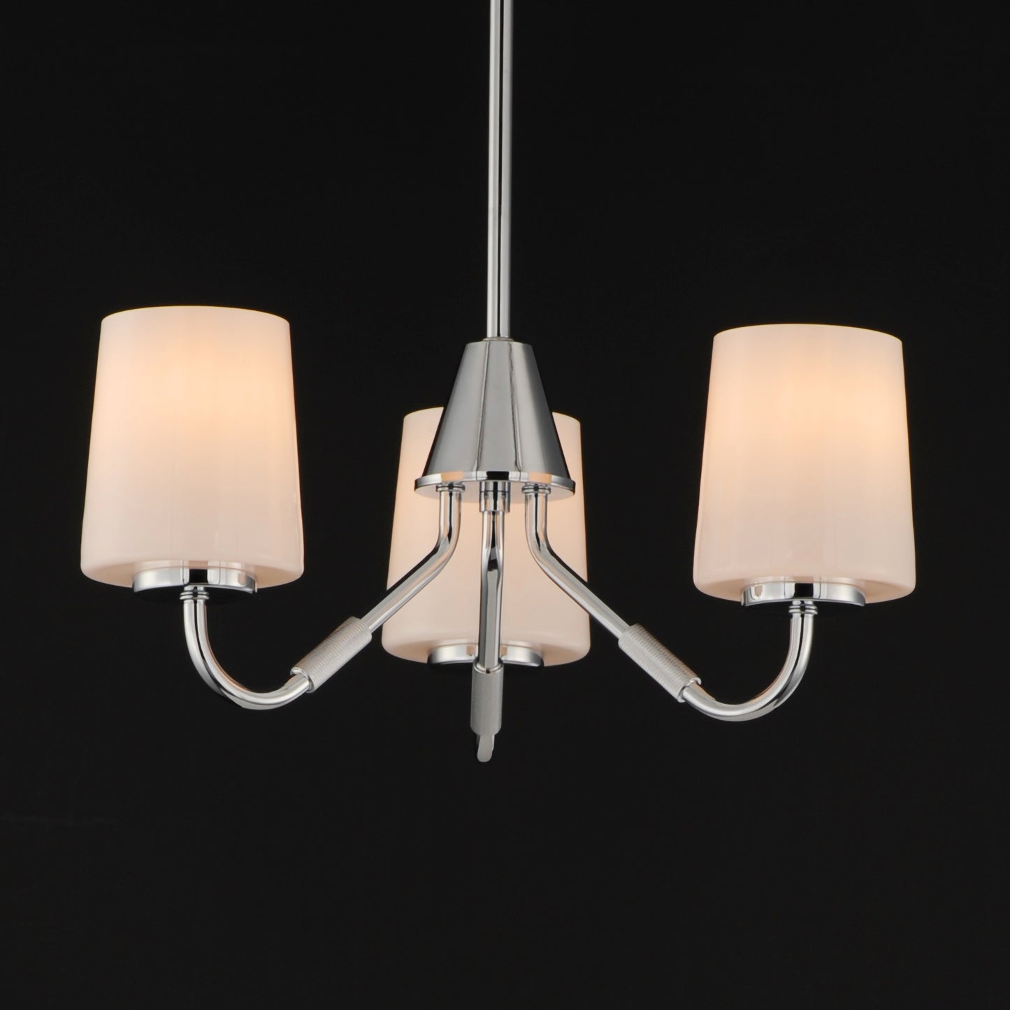 Durham 3-Light Chandelier Polished Chrome by Maxim Lighting
