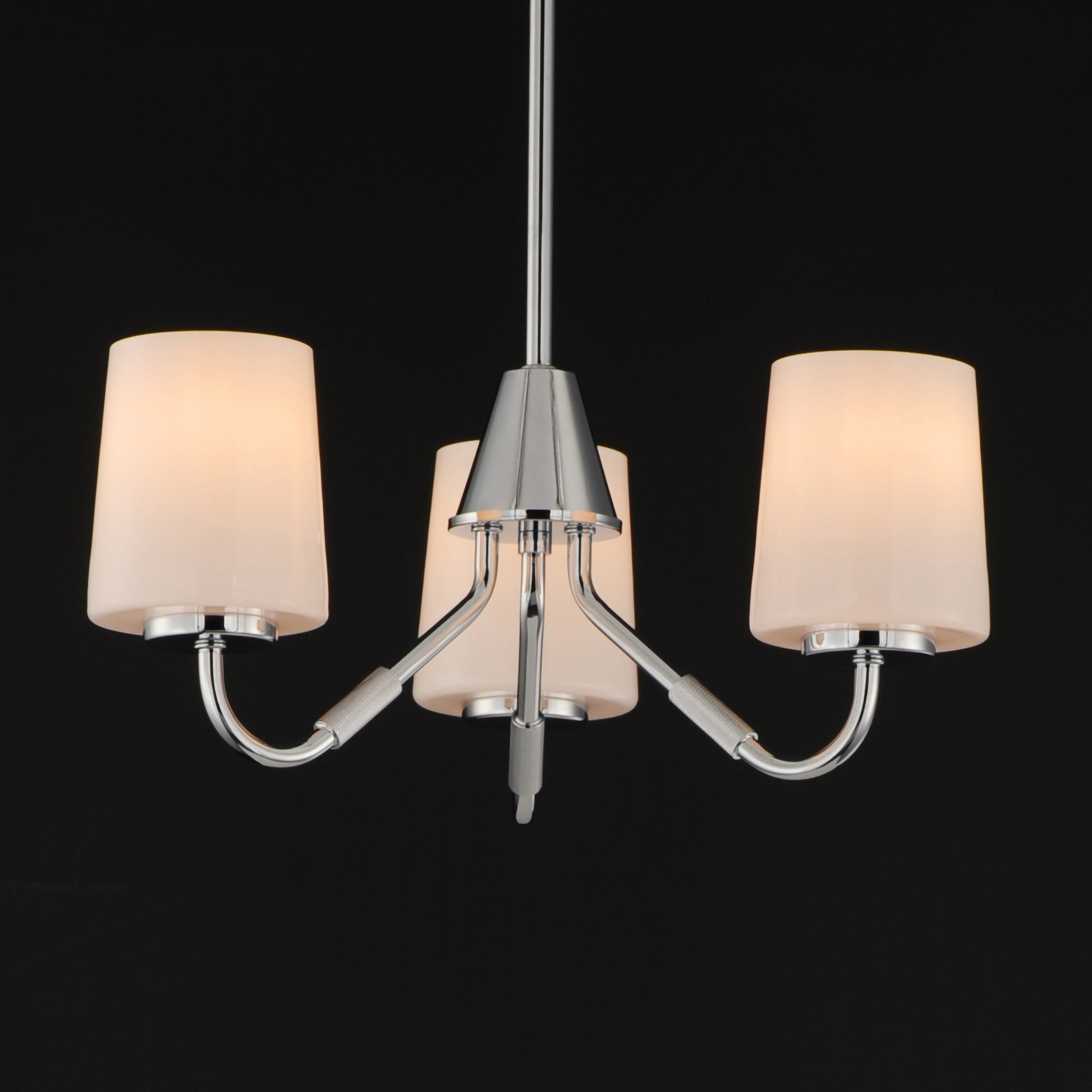 Durham 3-Light Chandelier Polished Chrome by Maxim Lighting
