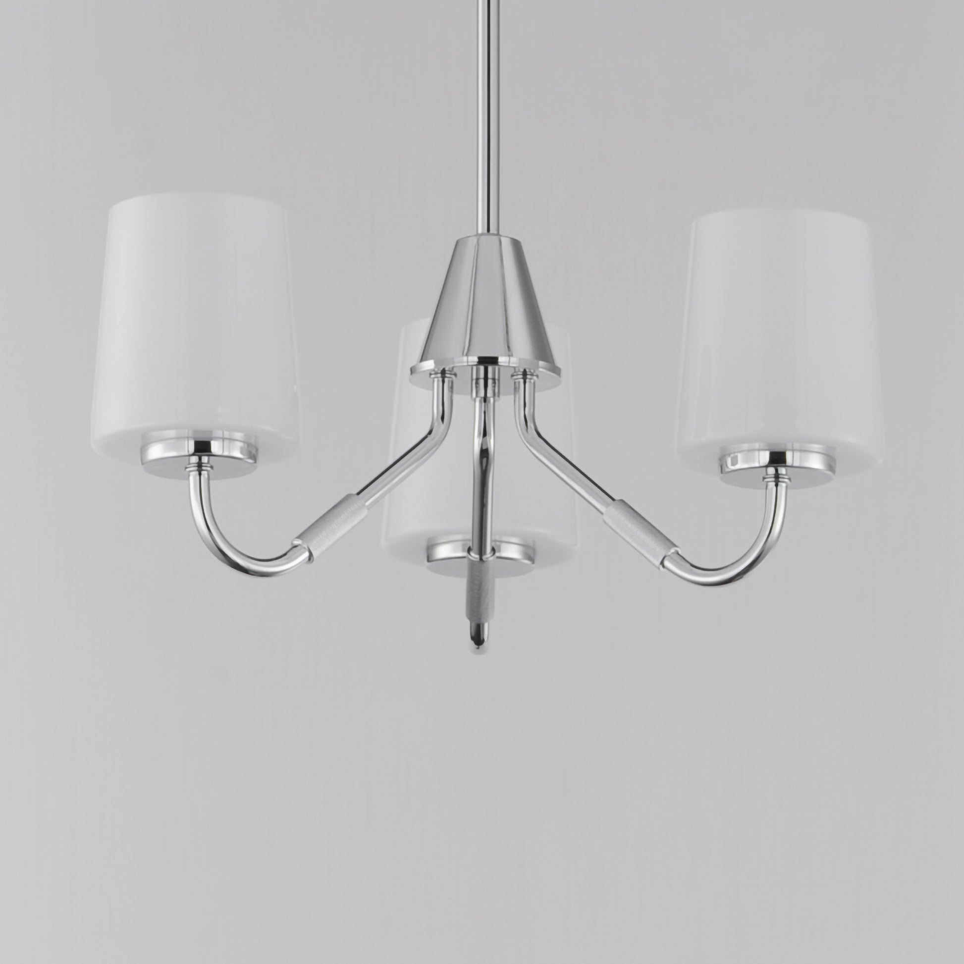 Durham 3-Light Chandelier Polished Chrome by Maxim Lighting