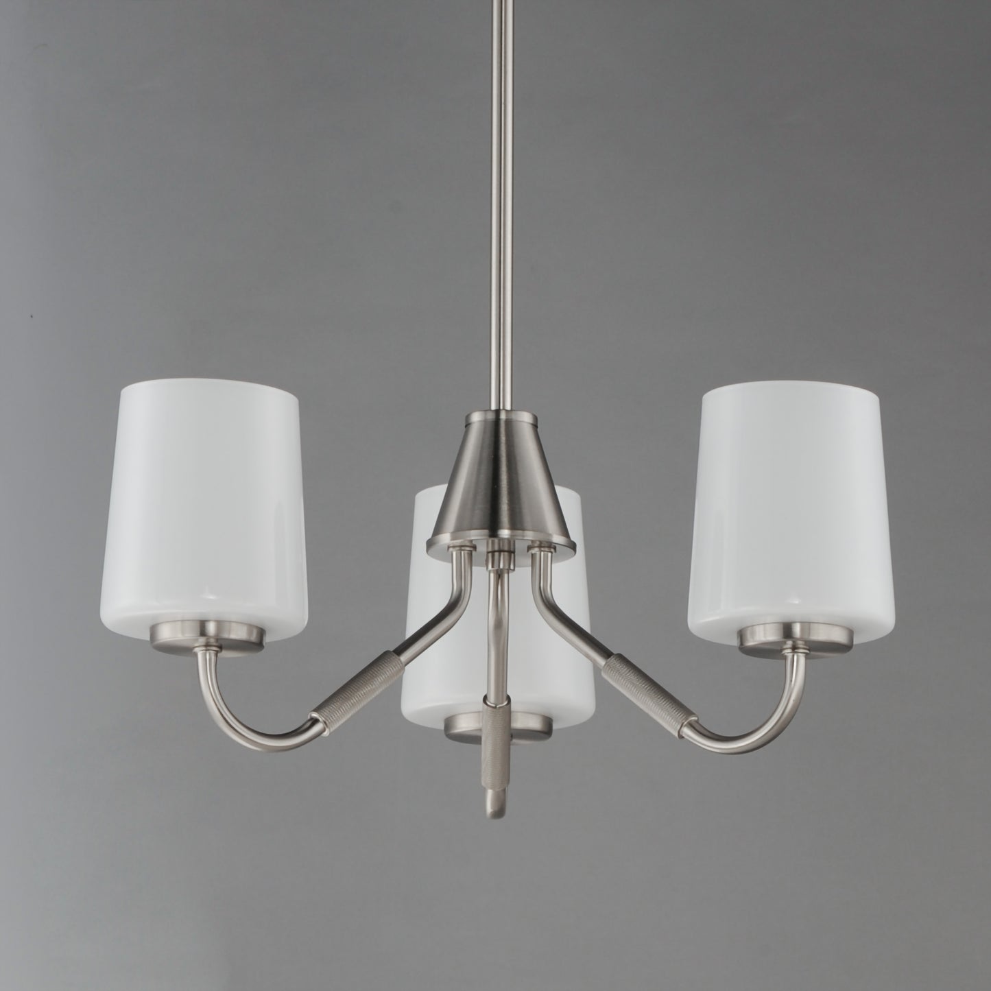 Durham 3-Light Chandelier Satin Nickel by Maxim Lighting