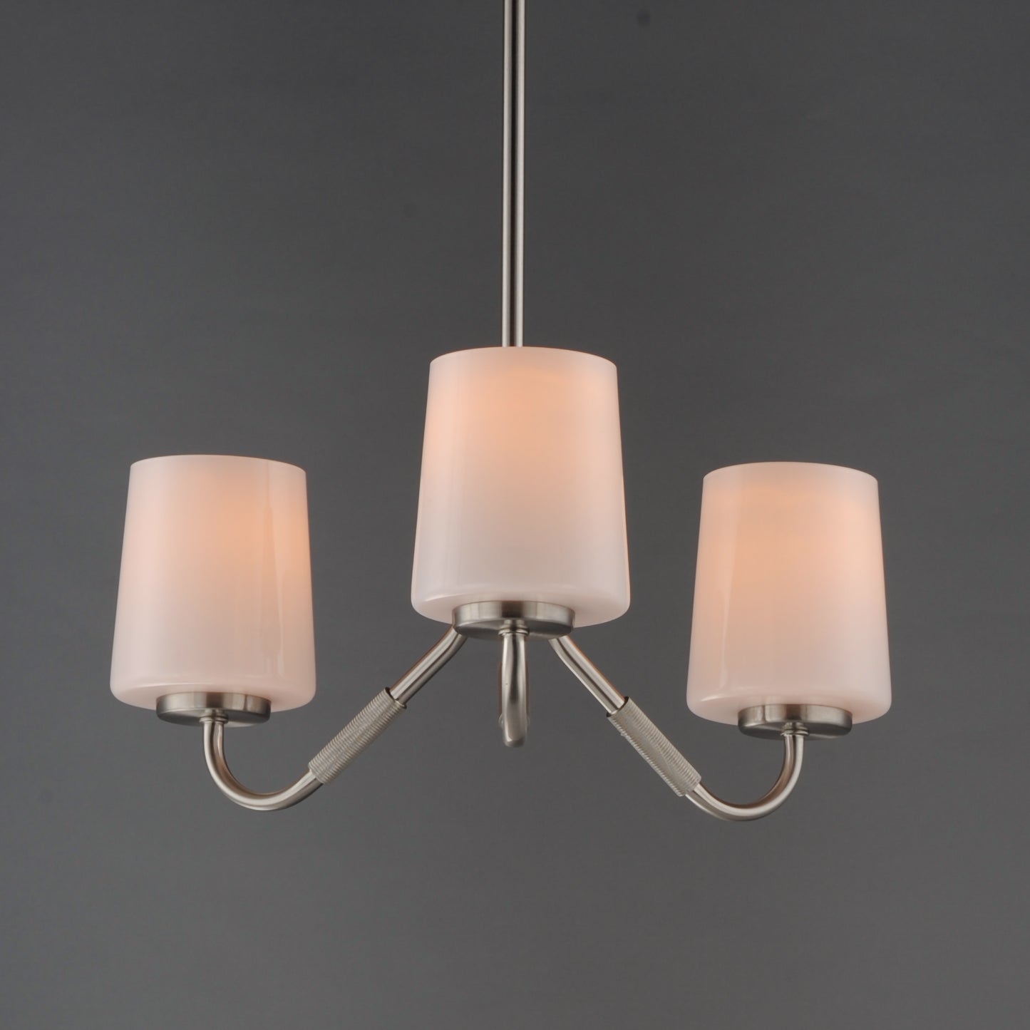 Durham 3-Light Chandelier Satin Nickel by Maxim Lighting
