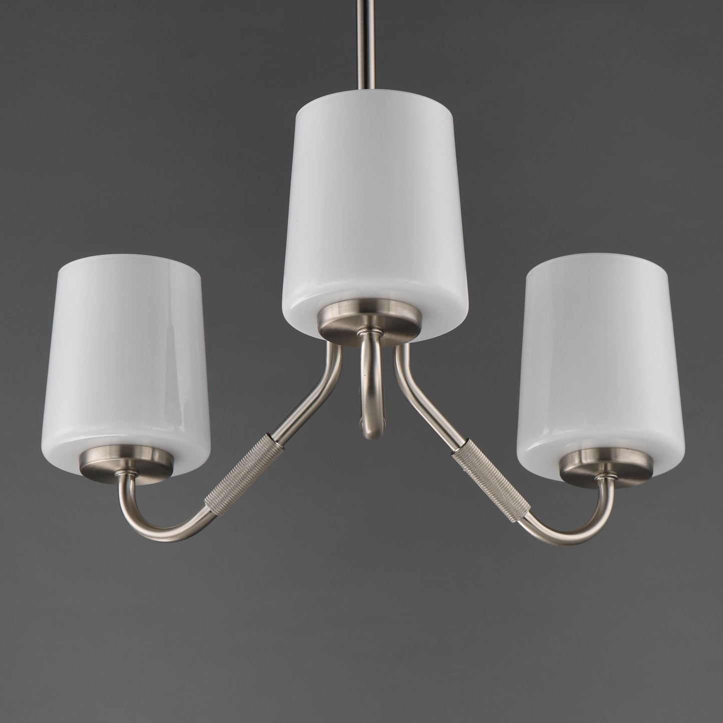 Durham 3-Light Chandelier Satin Nickel by Maxim Lighting