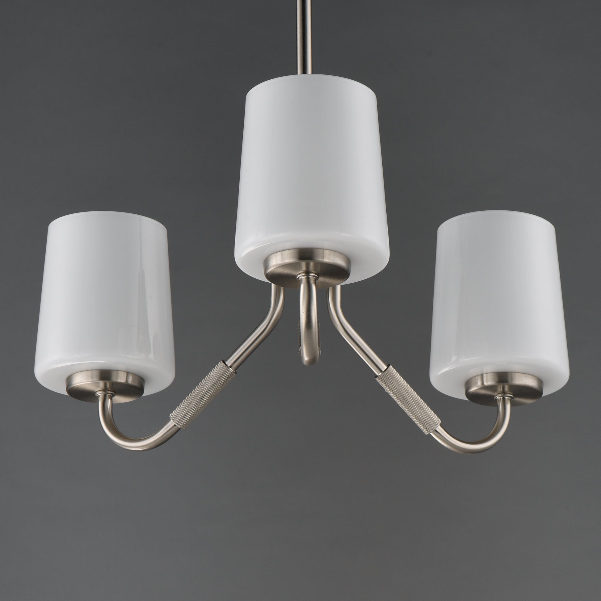 Durham 3-Light Chandelier Satin Nickel by Maxim Lighting