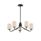 Durham 5-Light Chandelier Black by Maxim Lighting