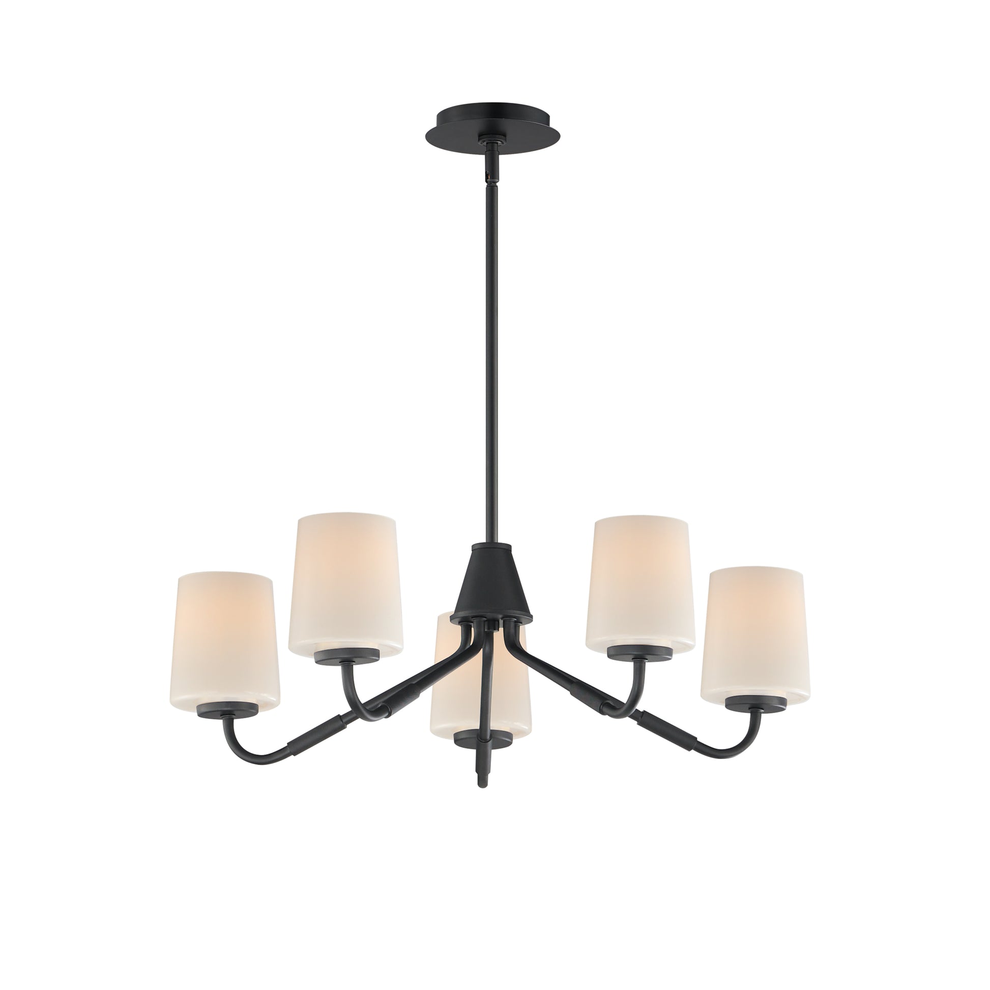 Durham 5-Light Chandelier Black by Maxim Lighting