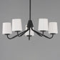 Durham 5-Light Chandelier Black by Maxim Lighting