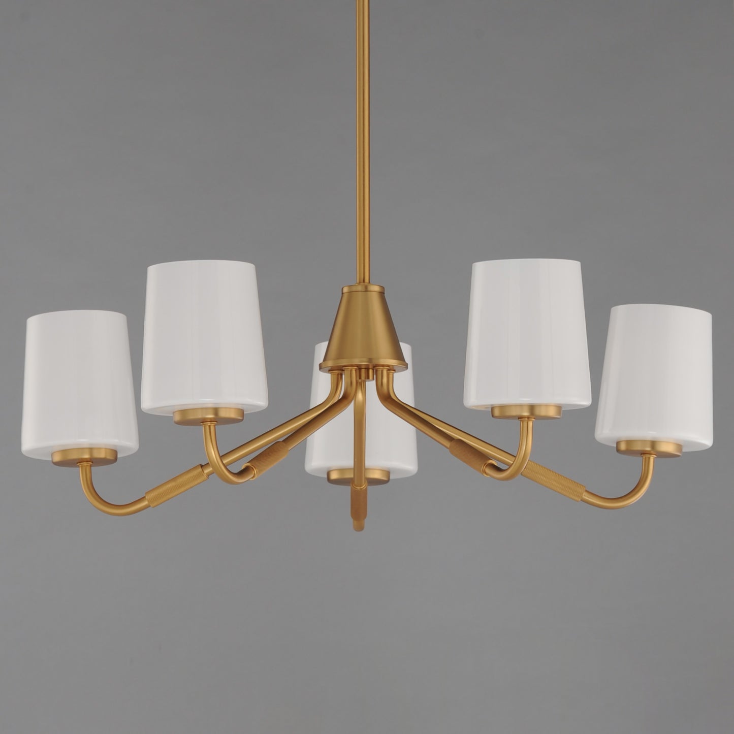 Durham 5-Light Chandelier Natural Aged Brass by Maxim Lighting