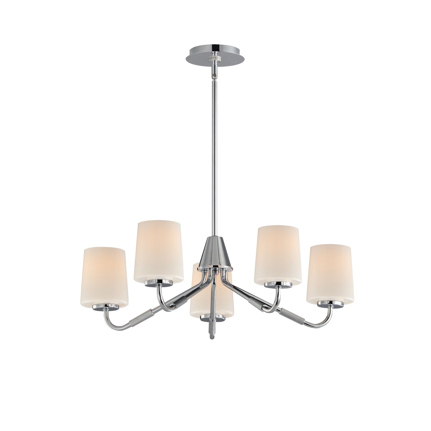 Durham 5-Light Chandelier Polished Chrome by Maxim Lighting