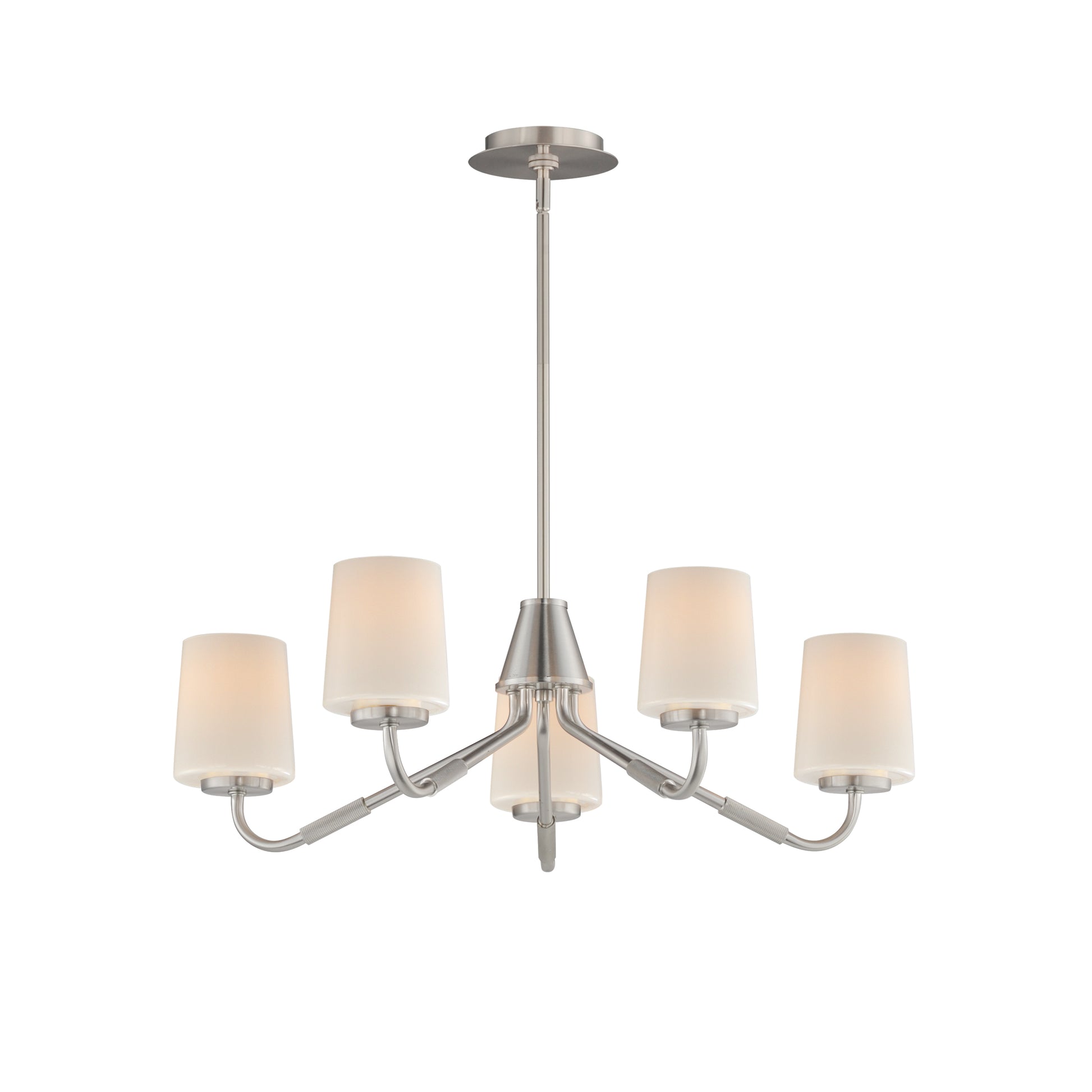Durham 5-Light Chandelier Satin Nickel by Maxim Lighting