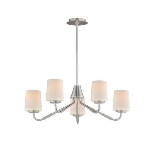 Durham 5-Light Chandelier Satin Nickel by Maxim Lighting
