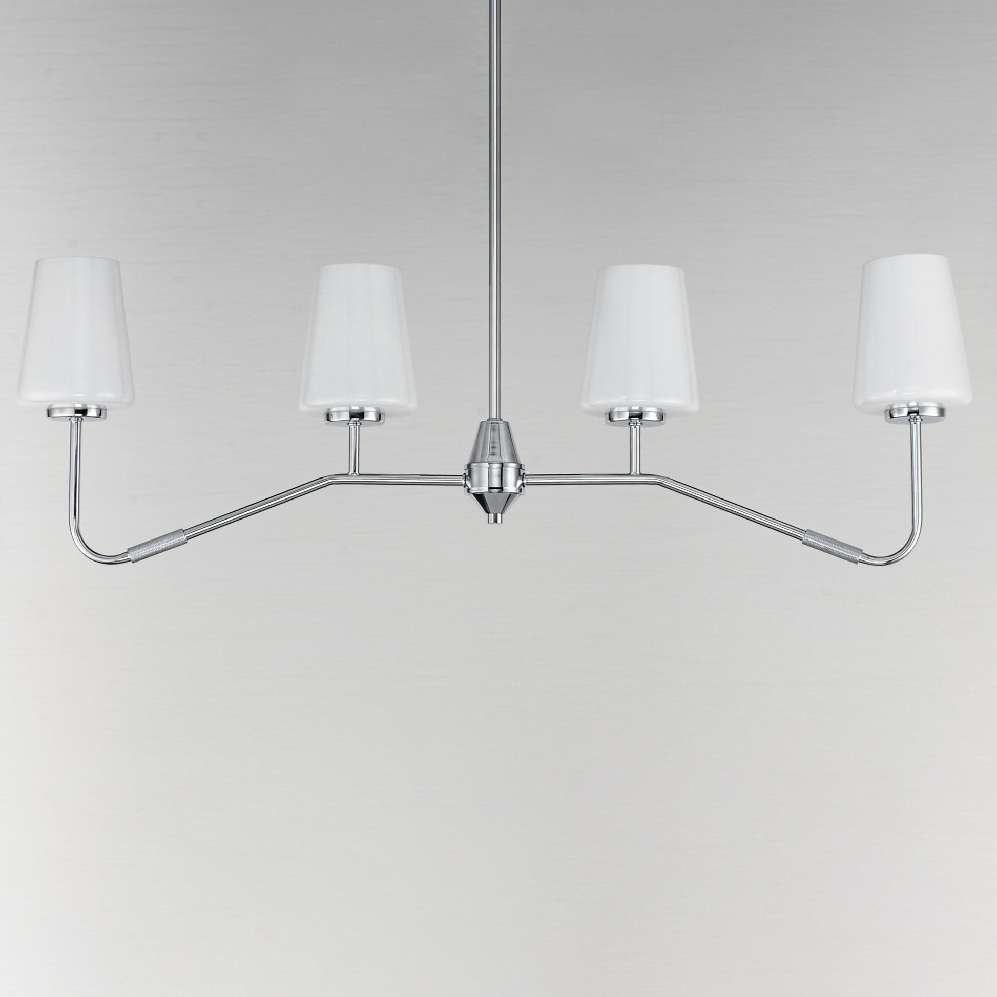 Durham 4-Light Linear Chandelier Polished Chrome by Maxim Lighting