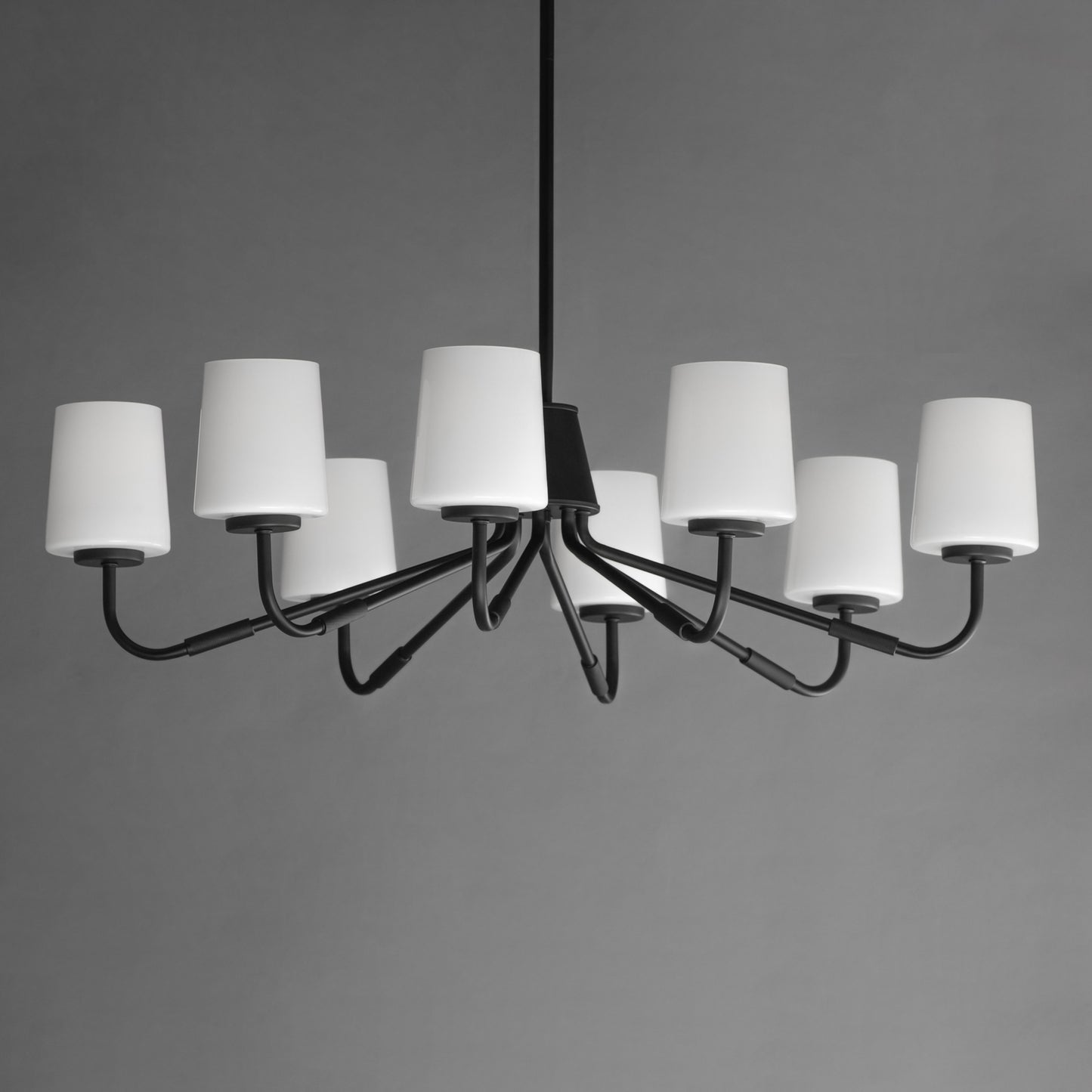 Durham 8-Light Chandelier Black by Maxim Lighting